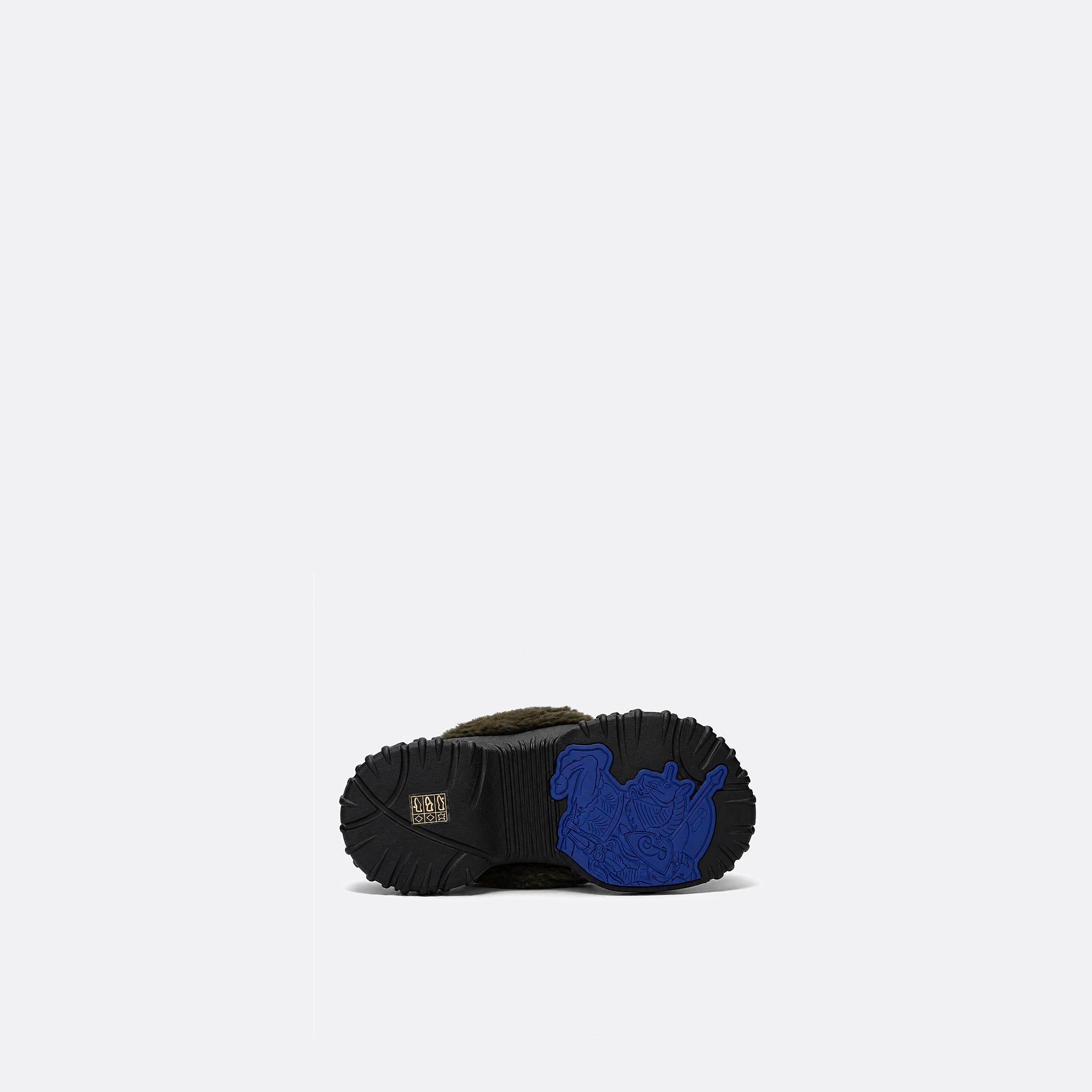 Shearling Pebble Sandals from Burberry