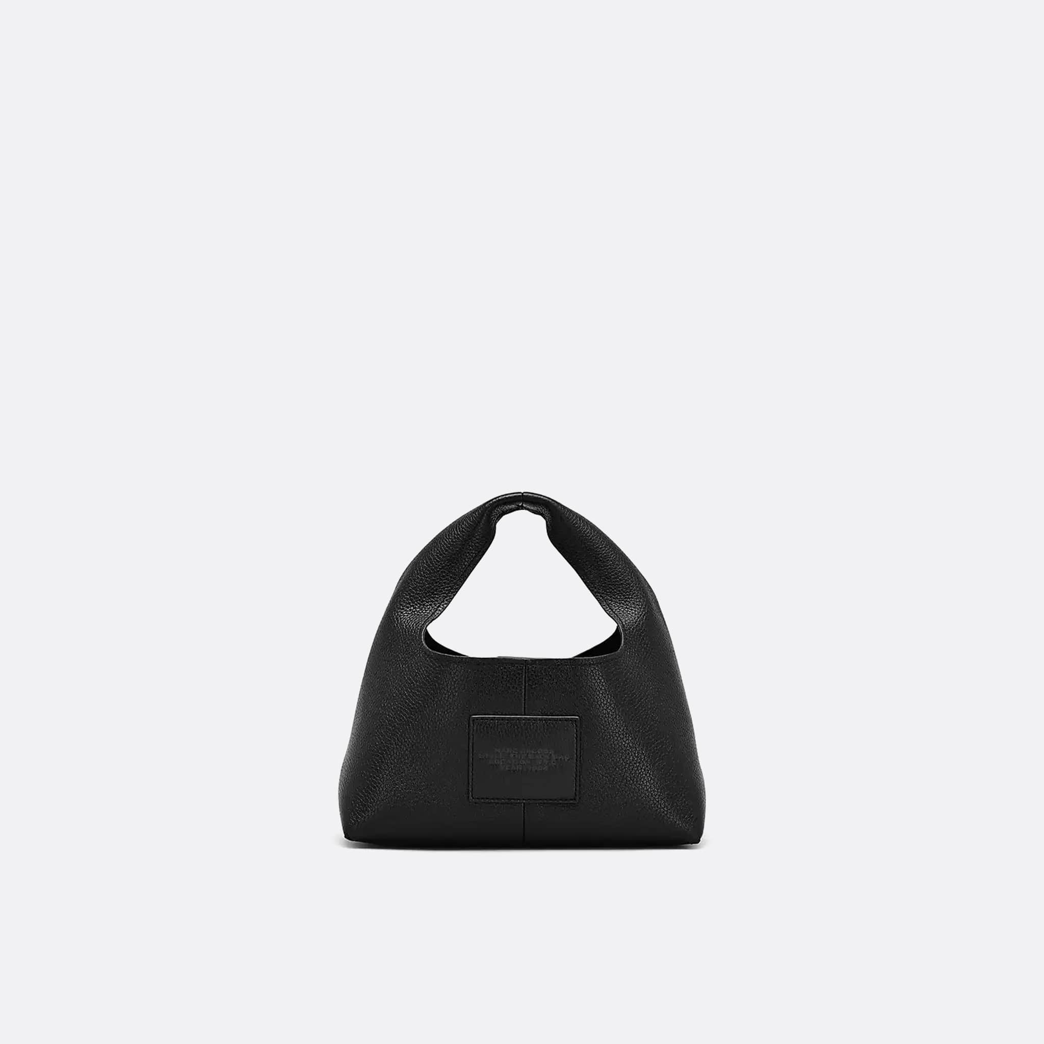 Mini Sack Bag in black by Marc Jacobs