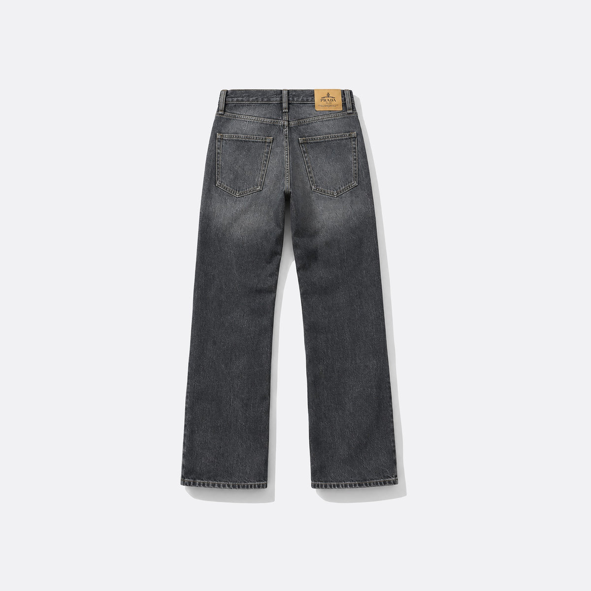 Vintage-Look Denim Jeans from Prada