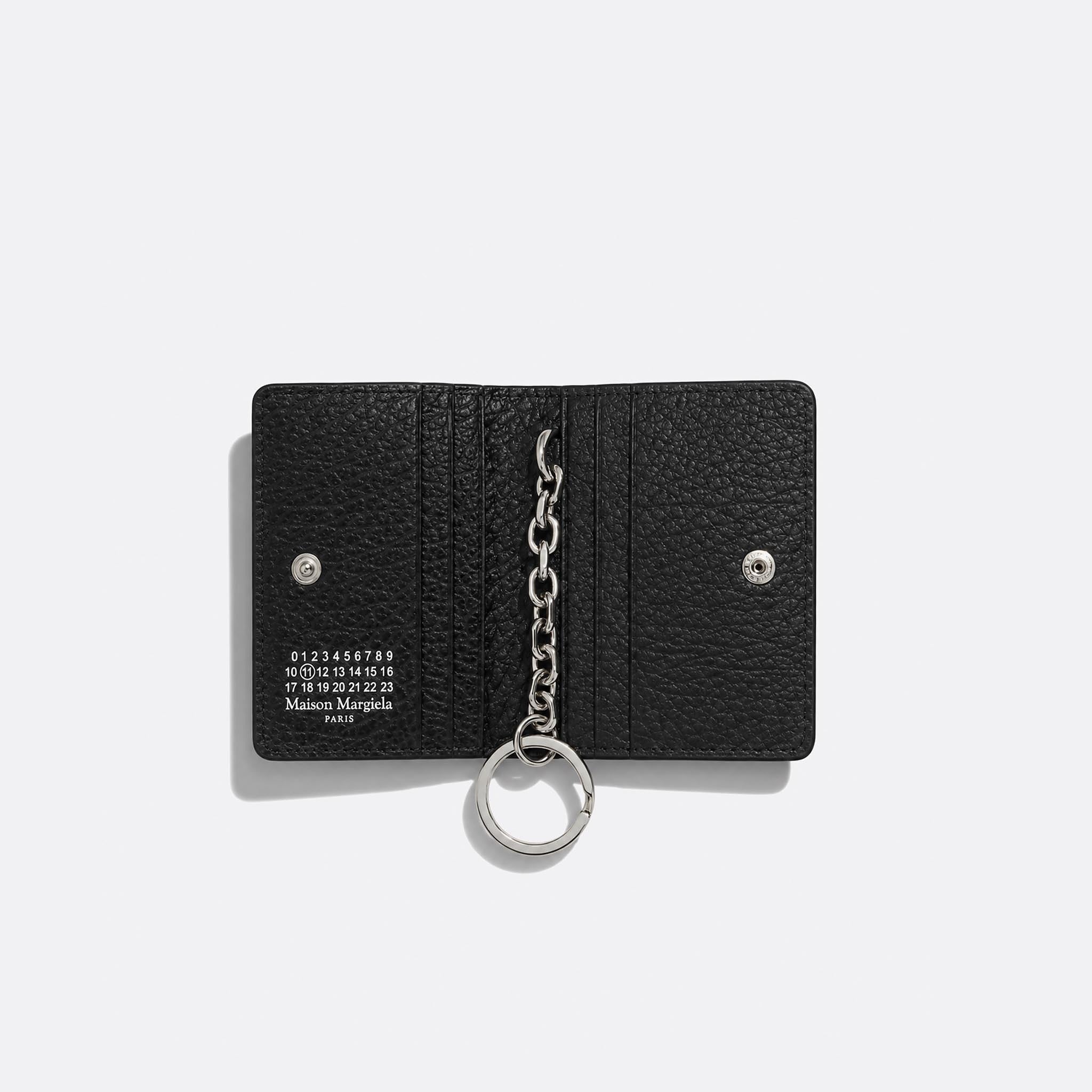 Four Stitch Card Holder with Keyring from Maison Margiela