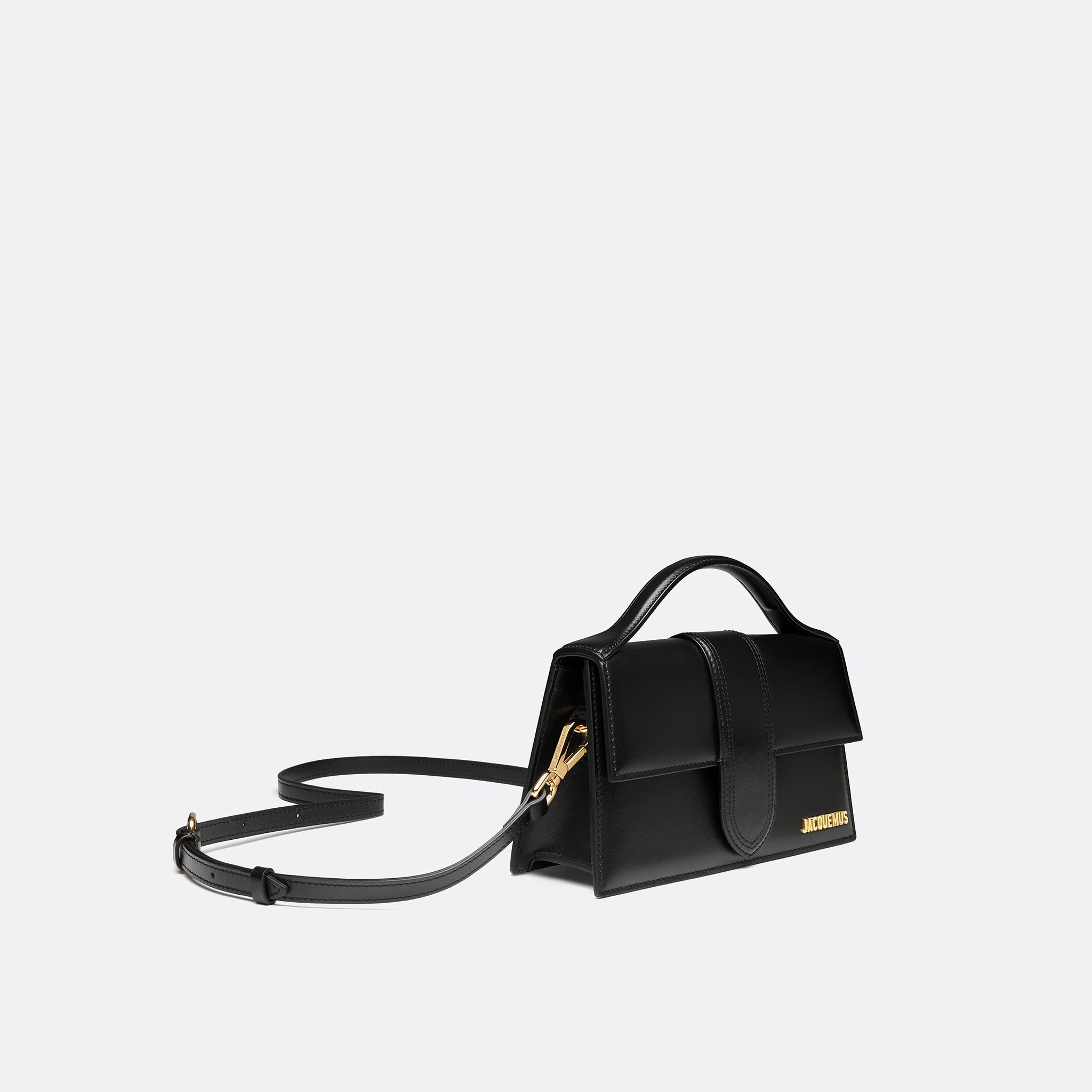 The Large Bambino Shoulder Bag from Jacquemus in Black