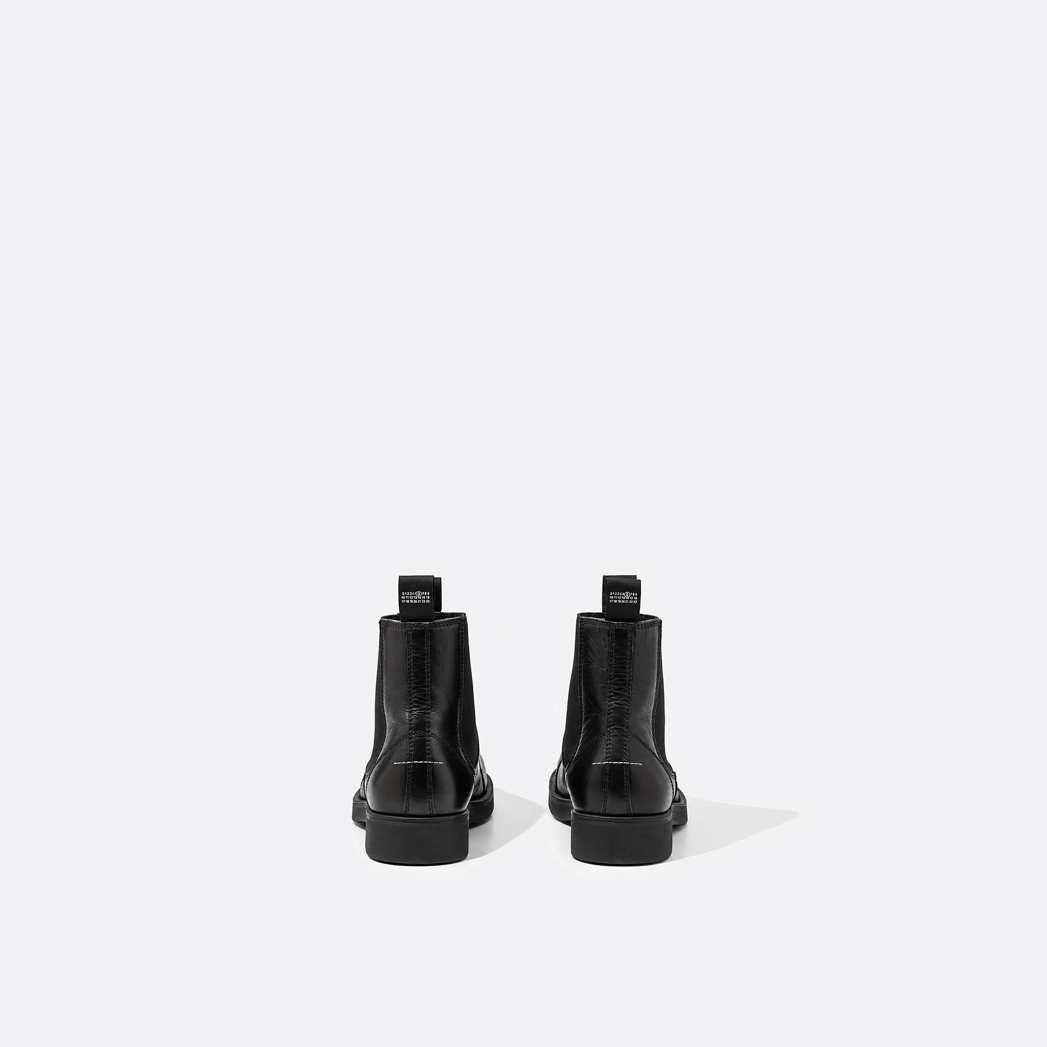Leather Biker Chelsea Boots from MM6 Maison Margiela