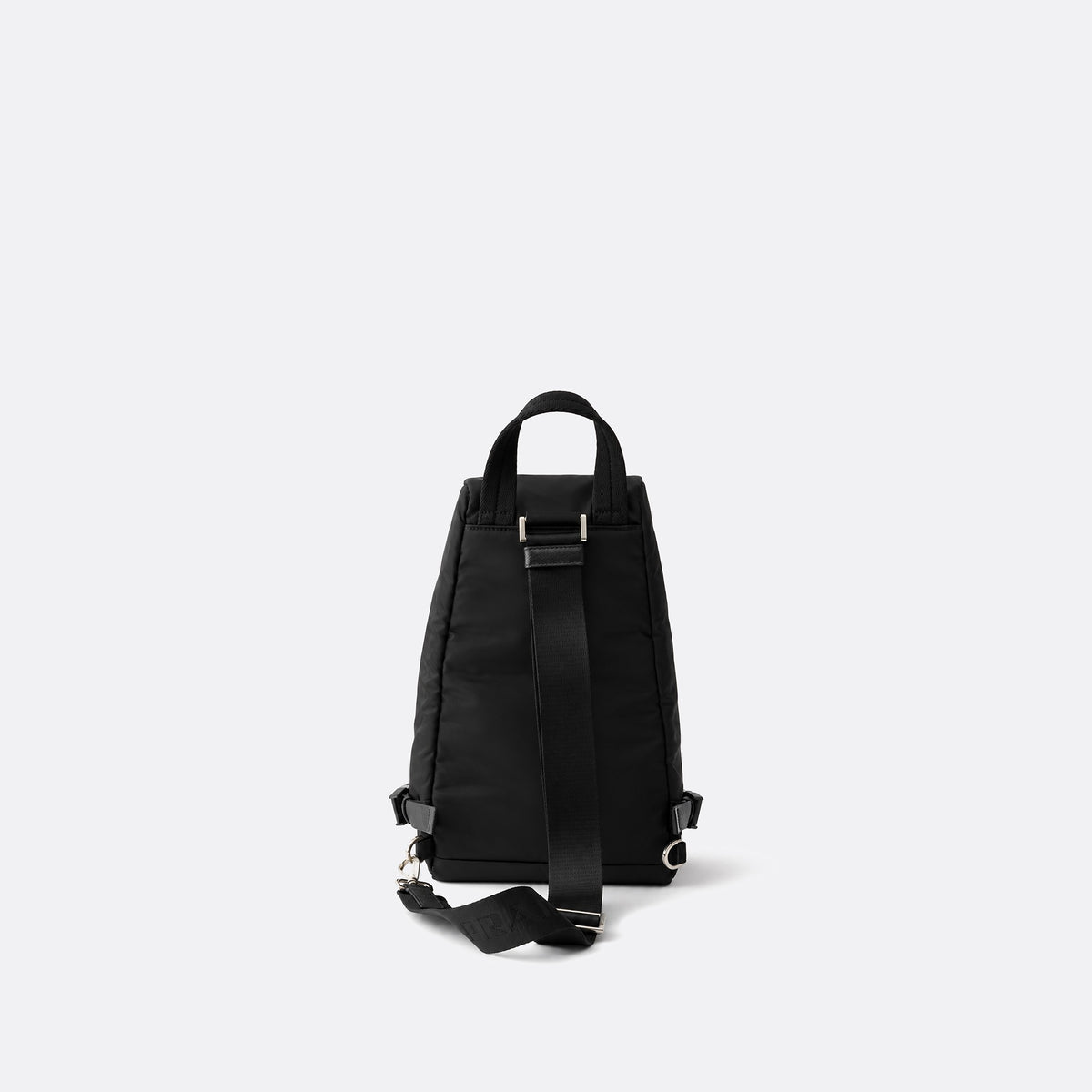 Re-Nylon and Saffiano Leather Backpack from Prad