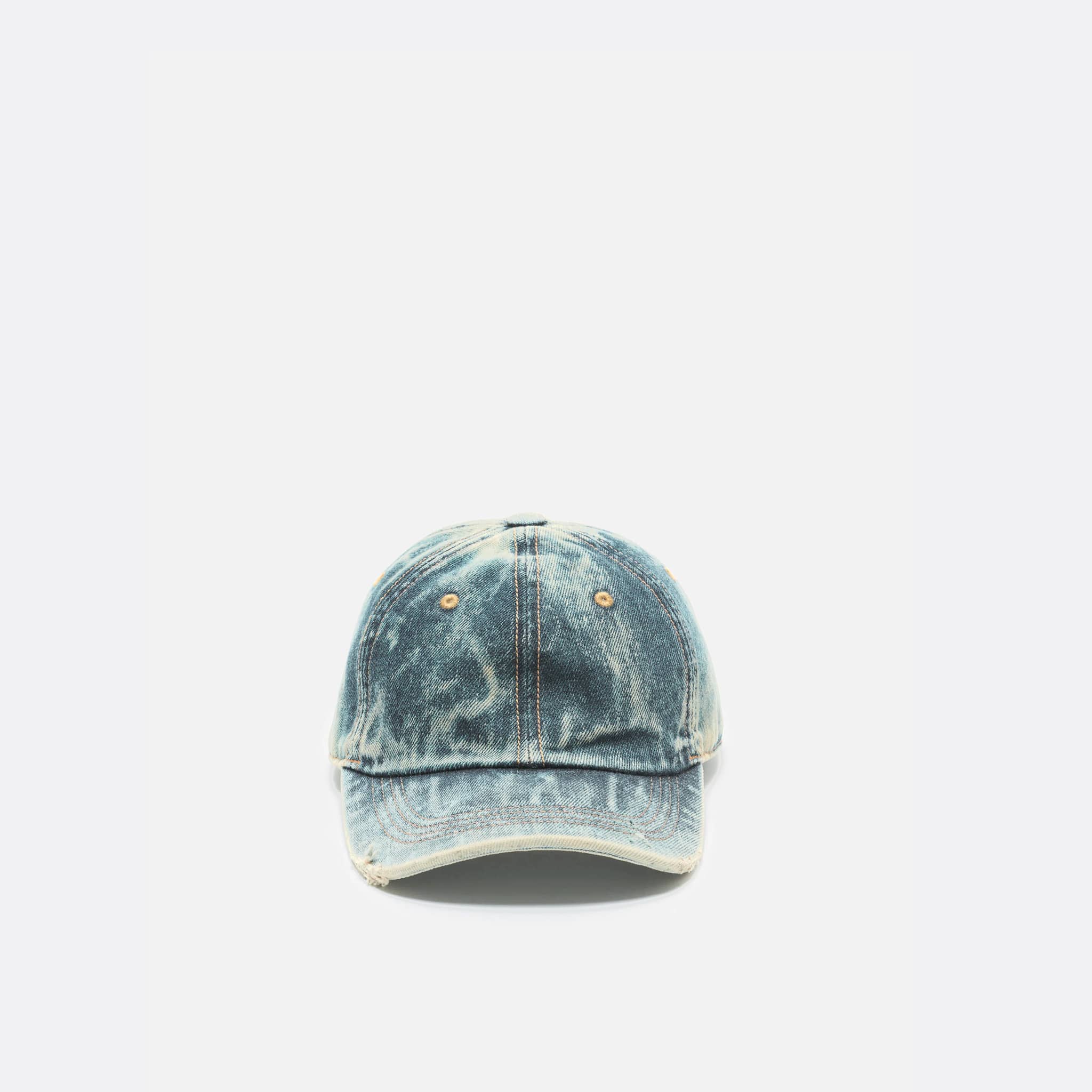 Denim logo cap