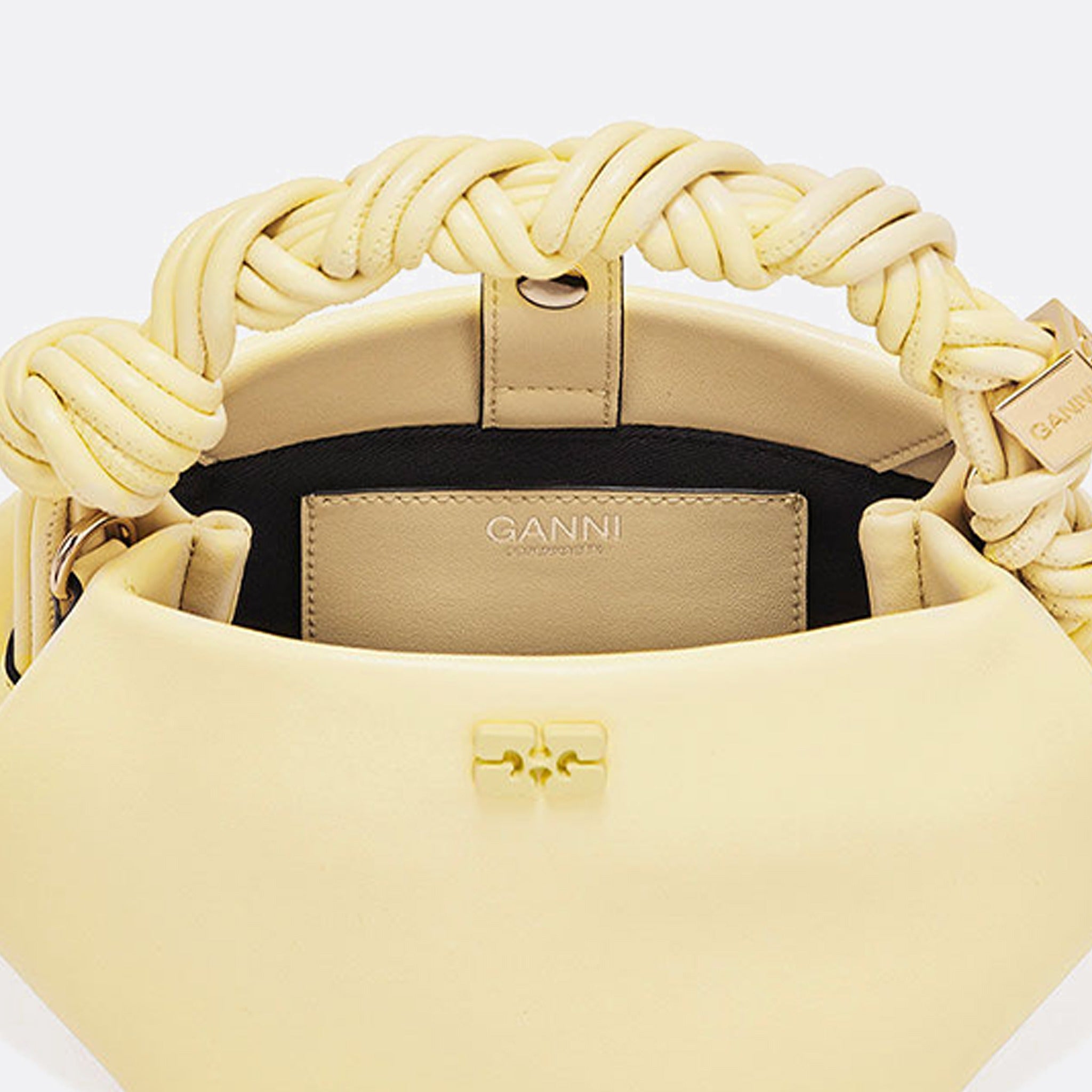 The Mini Bou Bag from GANNI in B utter Yellow
