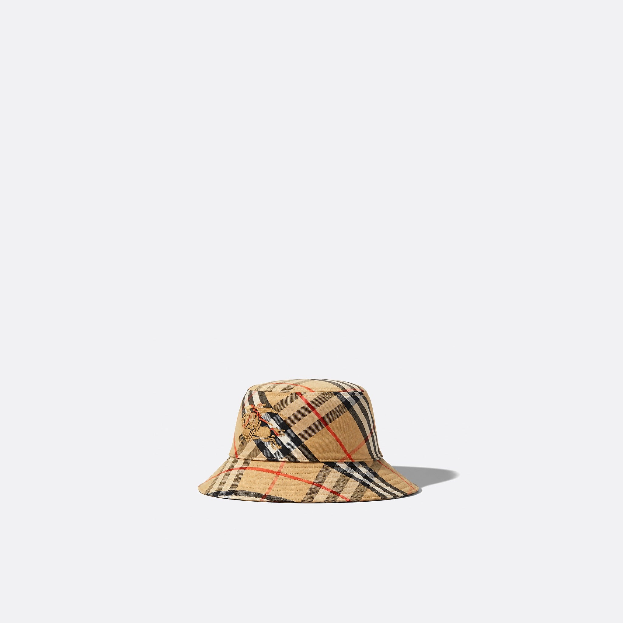 Check Knight Bucket Hat from Burberry
