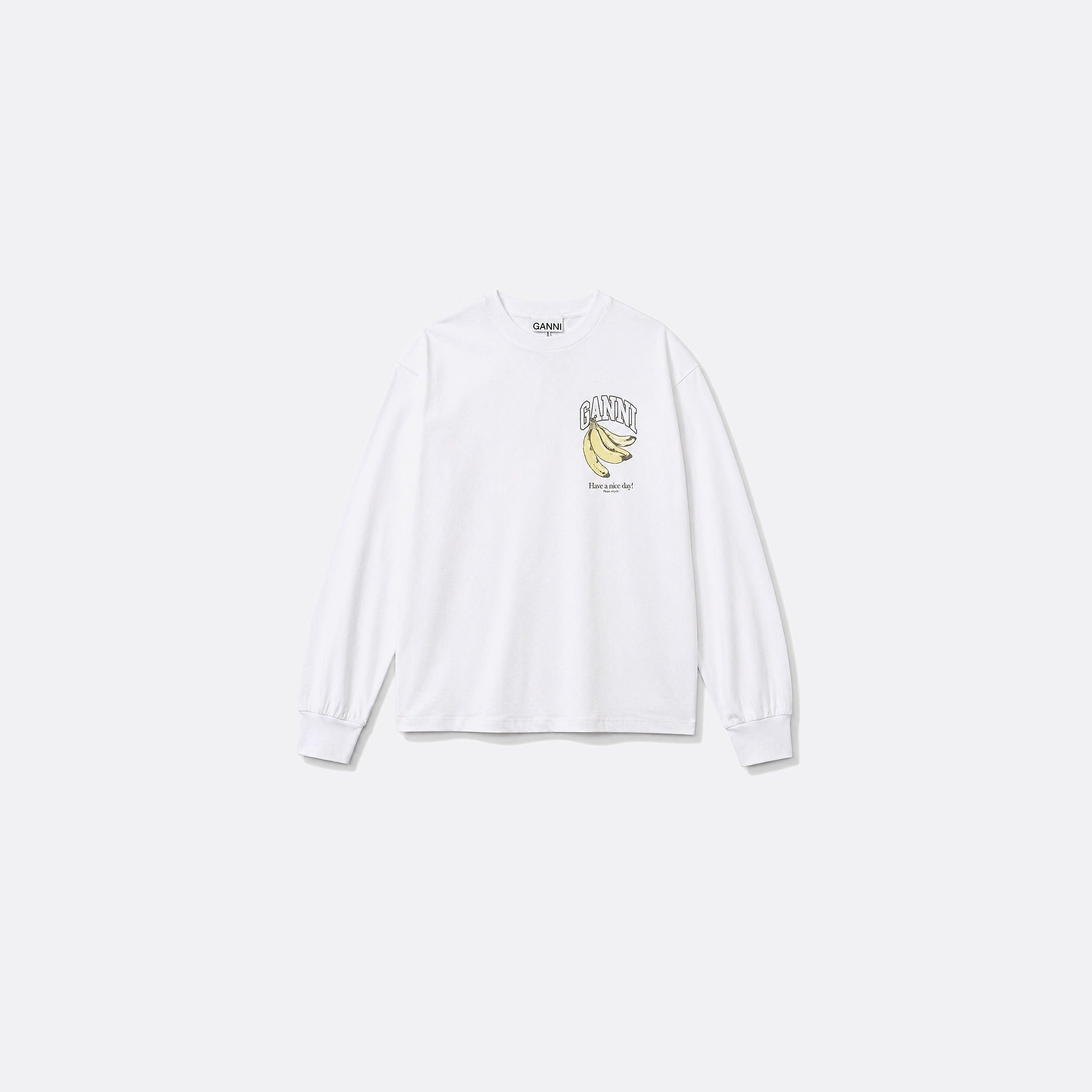 Fruit Graphic Long Sleeve T-Shirt from GANNI