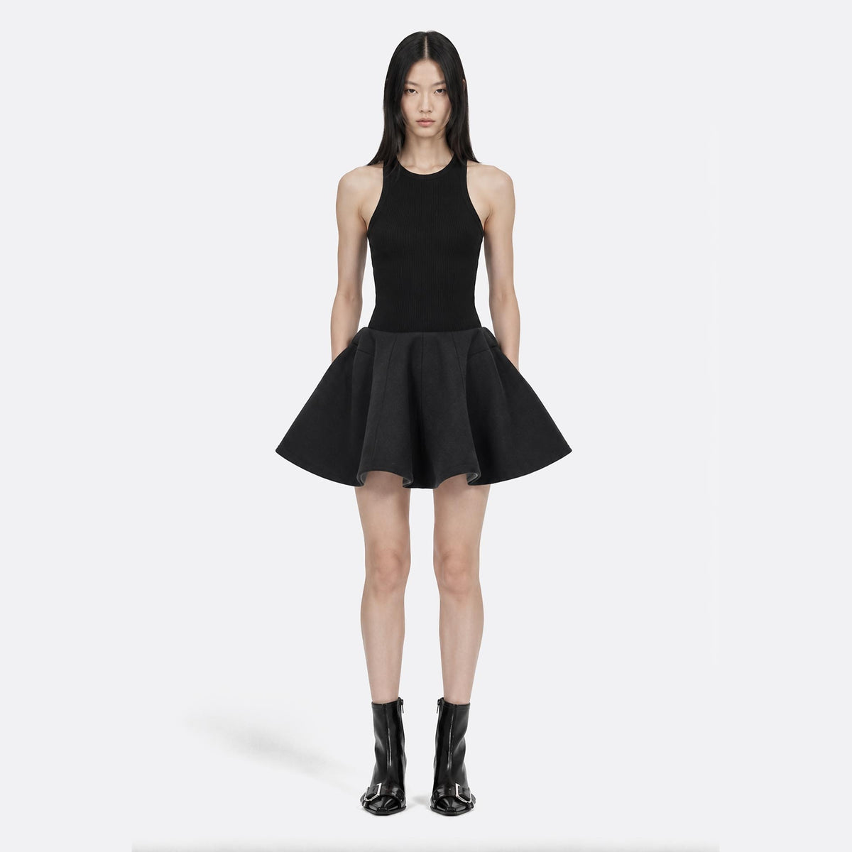 Peacoat Wool Midi Skirt from GANNI