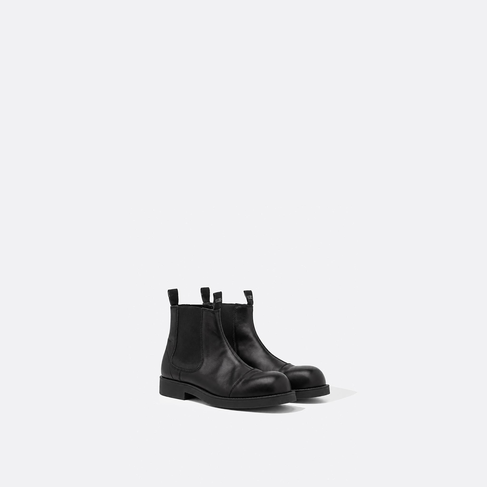 Leather Biker Chelsea Boots from MM6 Maison Margiela