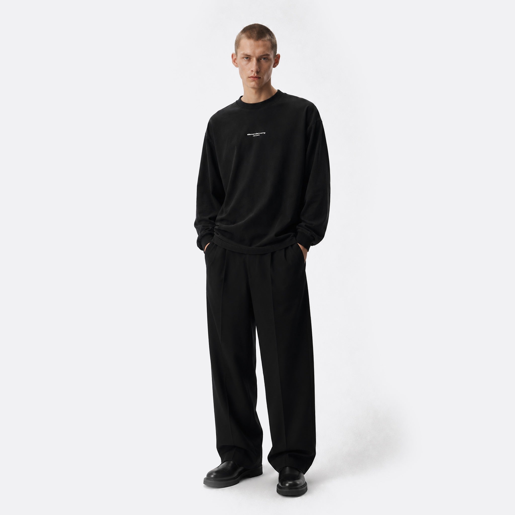 Logo Print Long Sleeve Tee from Alexander Wang