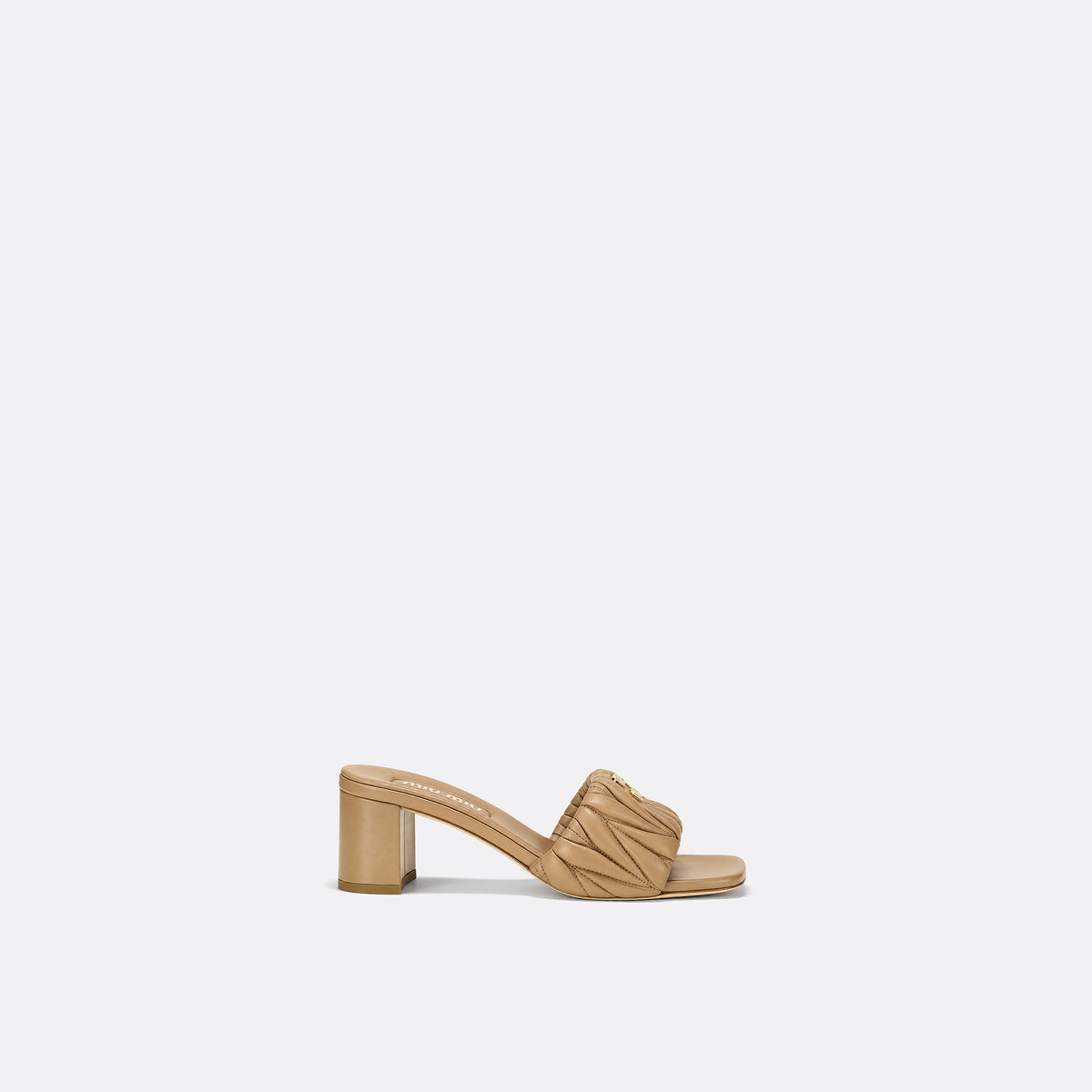 Matelassé Mules&nbsp;from Miu Miu