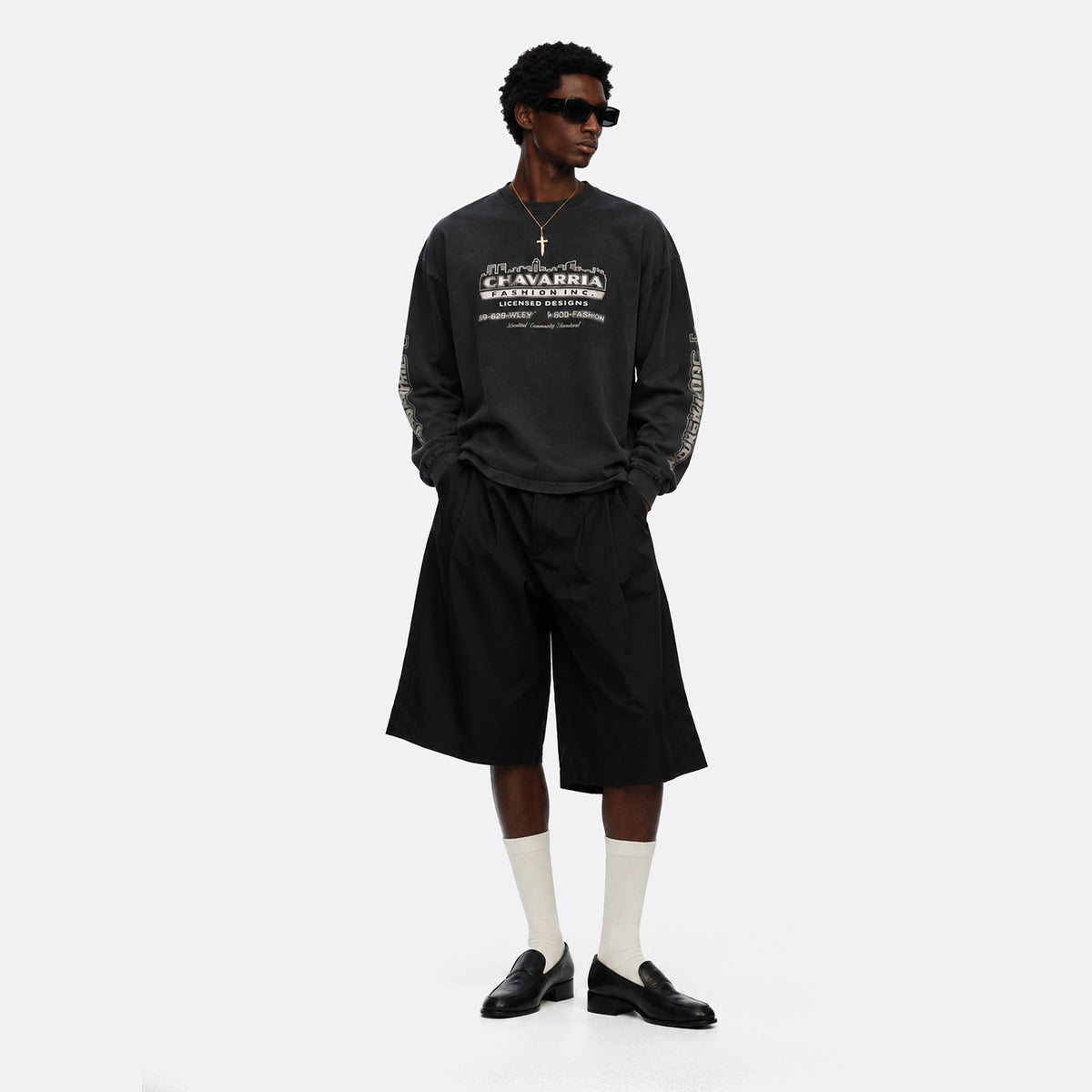 OS Chavarria Licensed Designs LS Buffalo Tee from Willy Chavarria