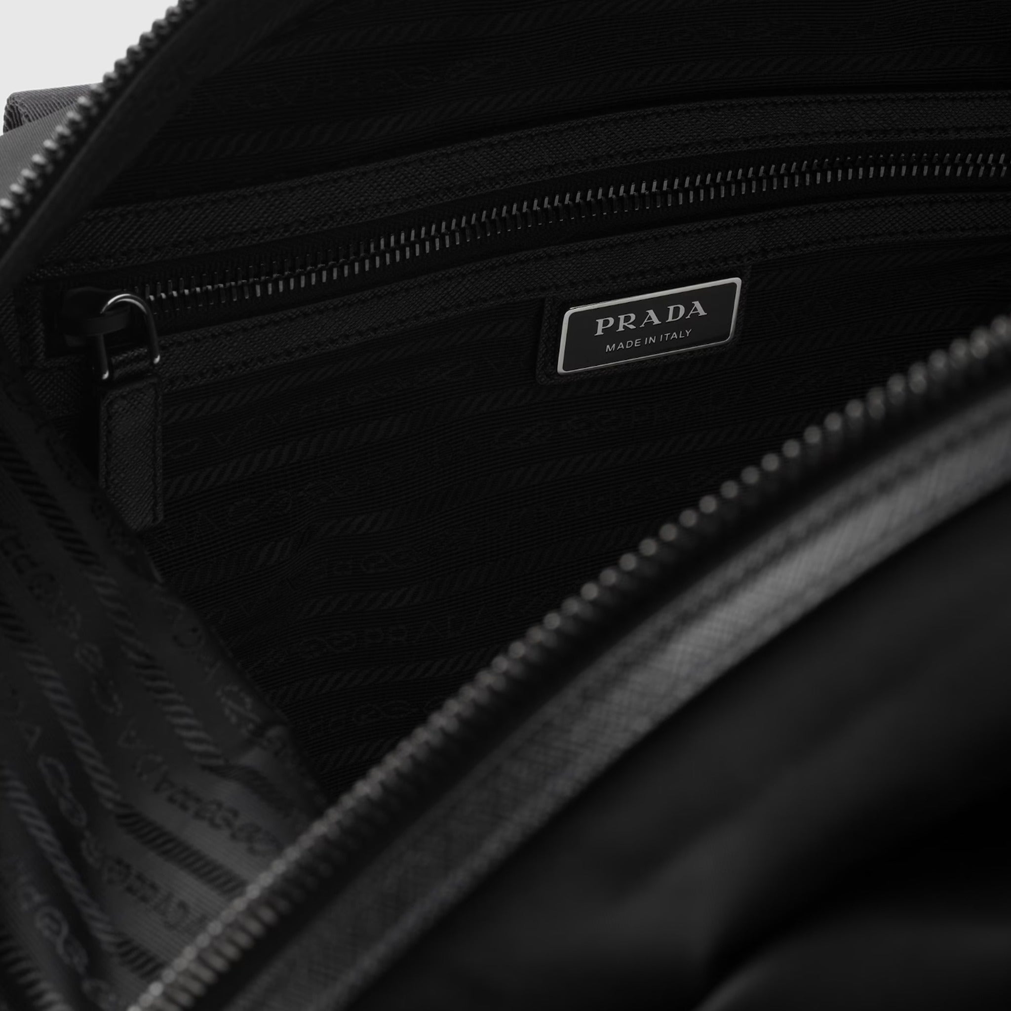 Re-Nylon and Saffiano Leather Duffle Bag from Prada 