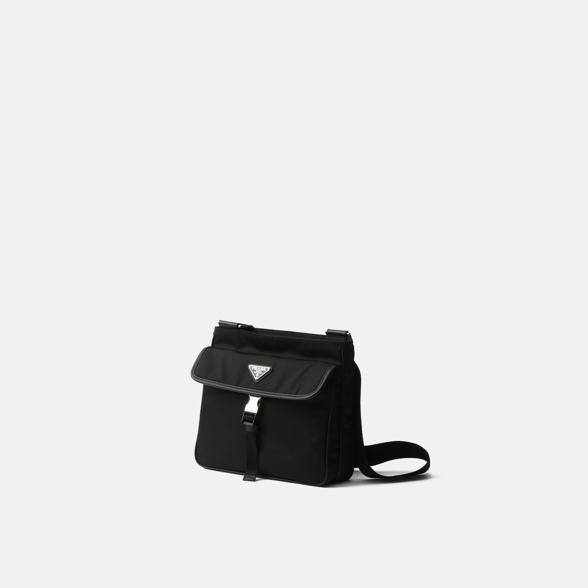 Re-Nylon and Saffiano Leather Shoulder Bag from Prada