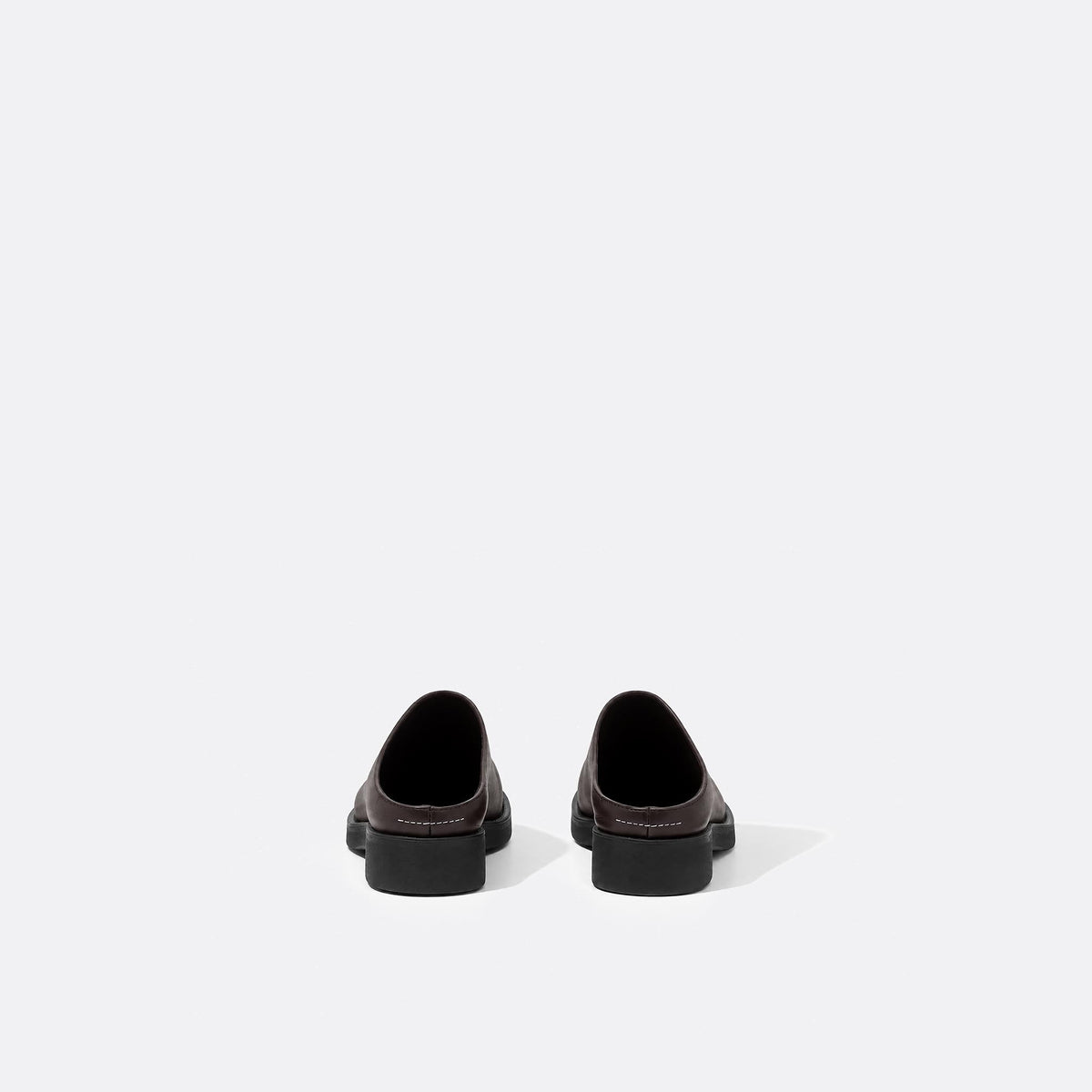 Round-Toe Leather Biker Mules from MM6 Maison Margiela