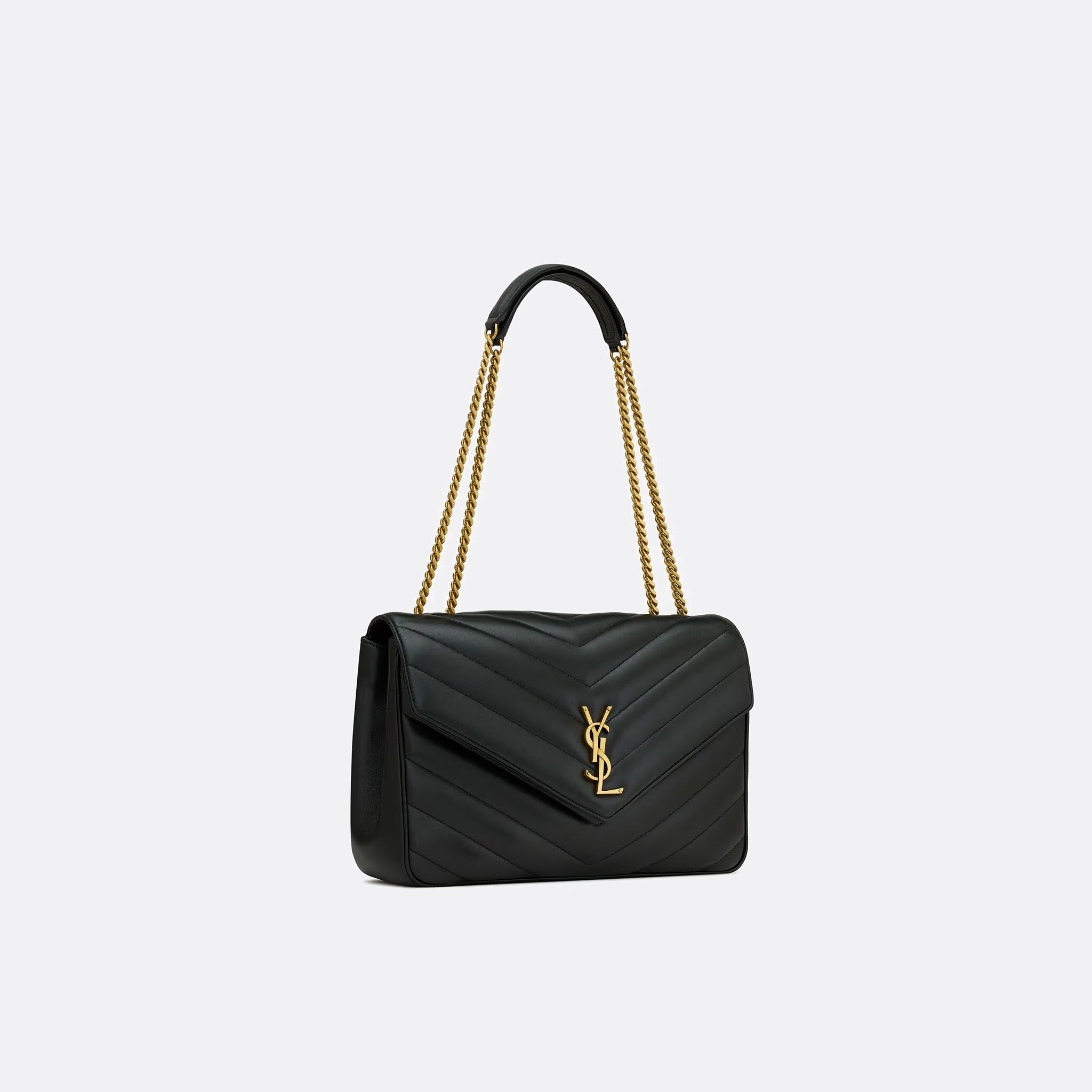 LOULOU Large Bag from Saint Laurent in Black