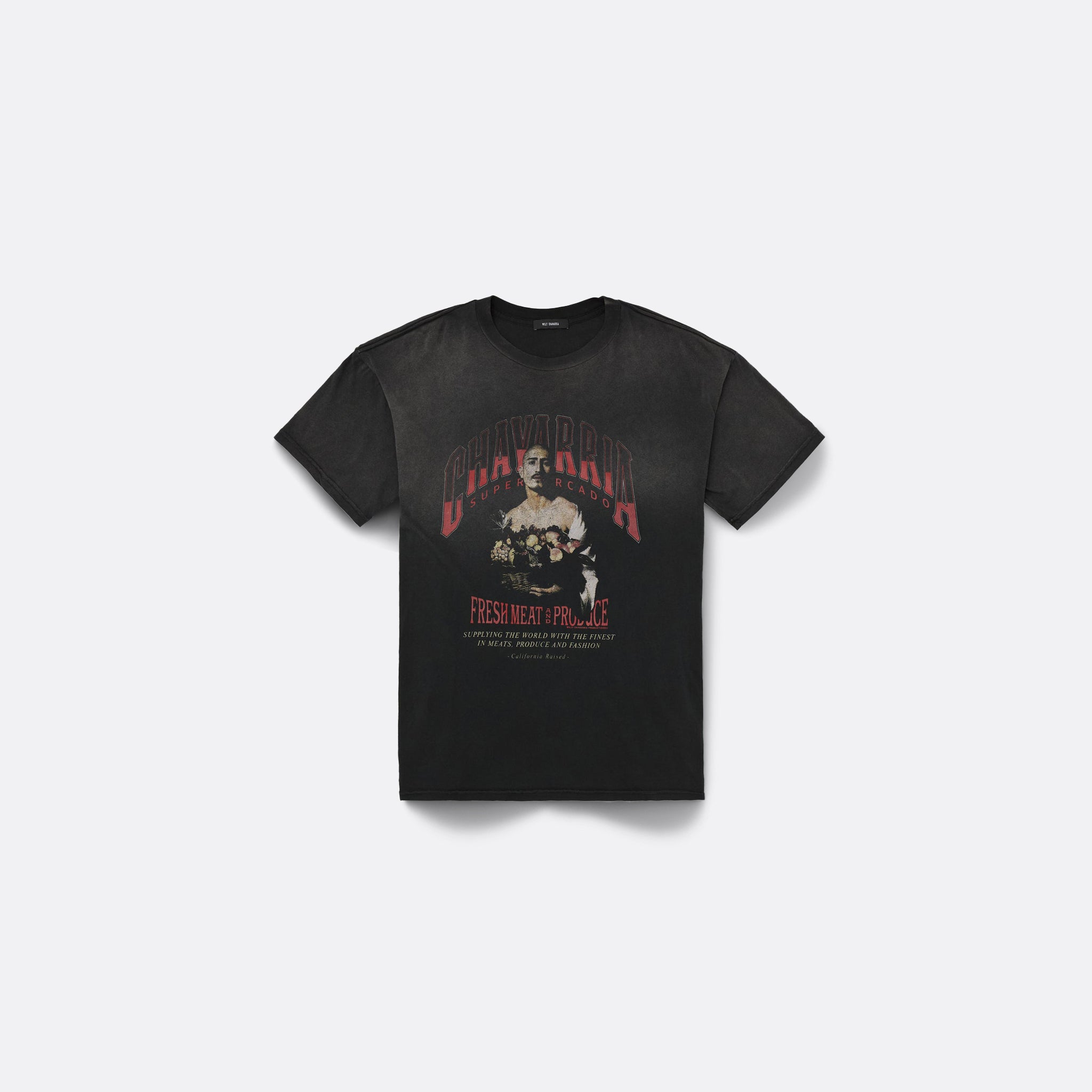 Willy Chavarria San Chachi Produce Easy Tee in Black