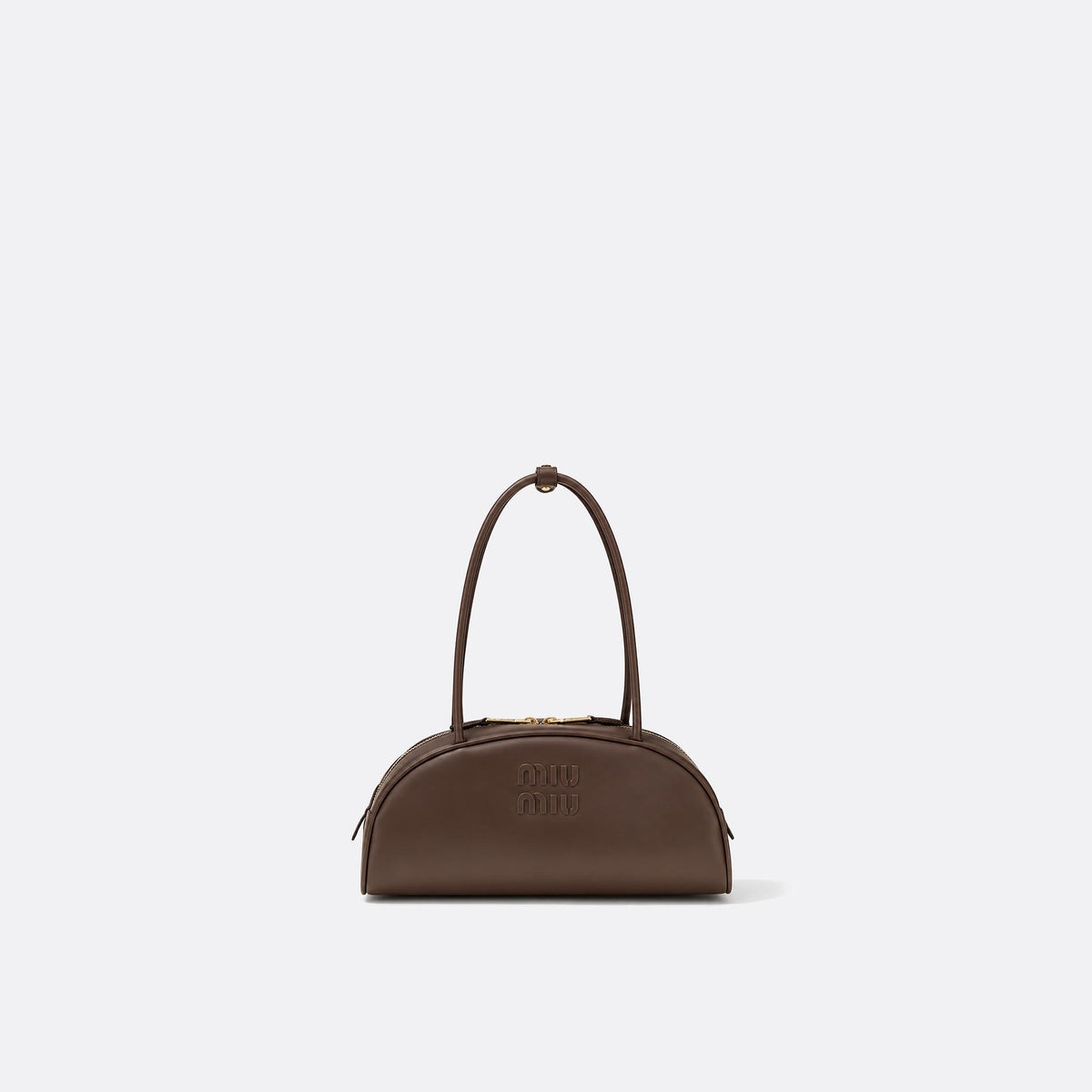Beau Leather Shoulder Bag from Miu Miu