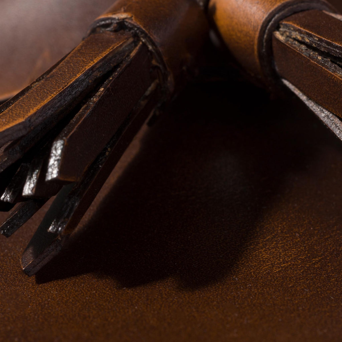 Deco' Leather Tassel Loafers from Miu Miu 