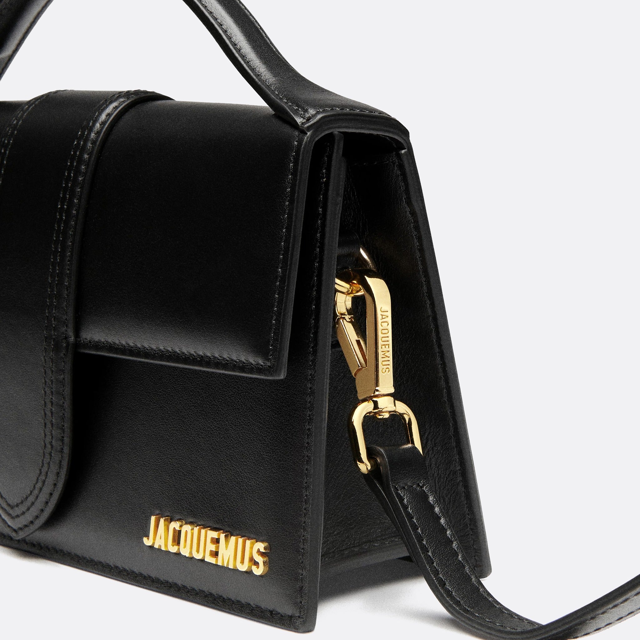 The Large Bambino Shoulder Bag from Jacquemus in Black