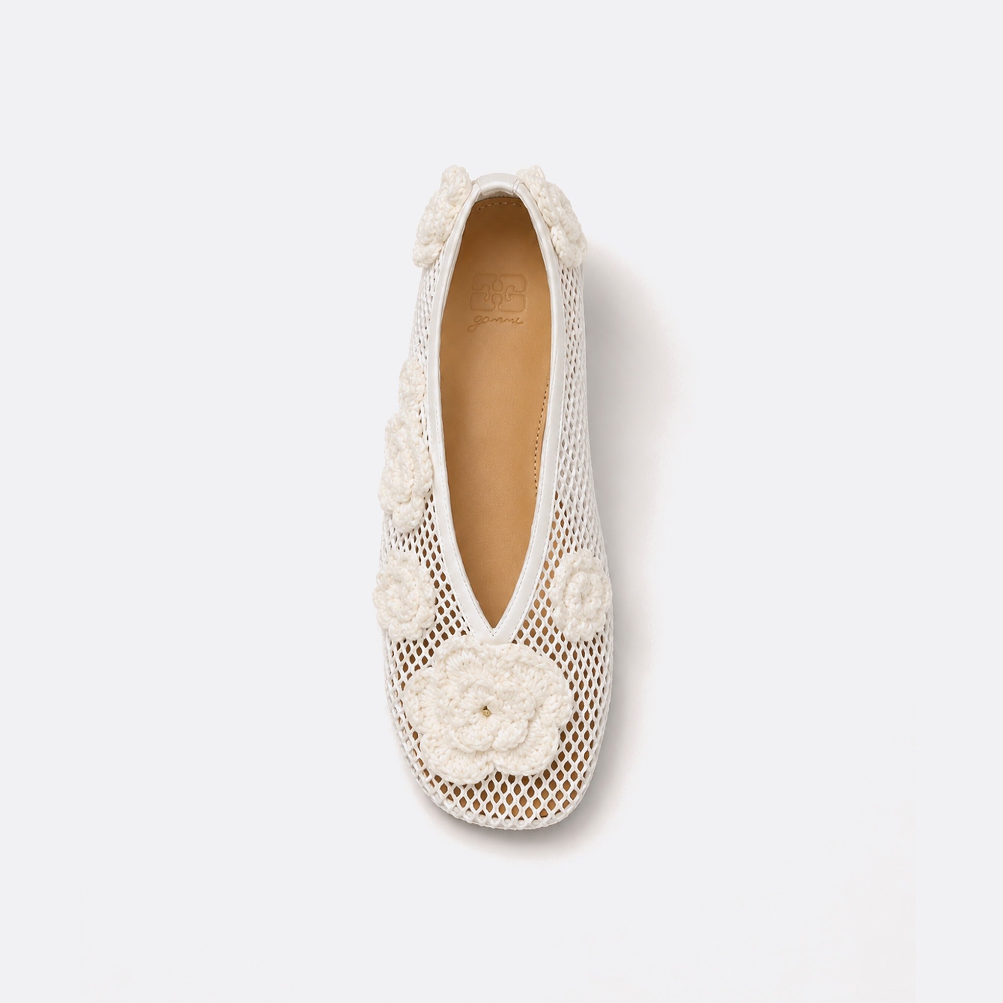 Jenny Mesh Ballerinas from GANNI