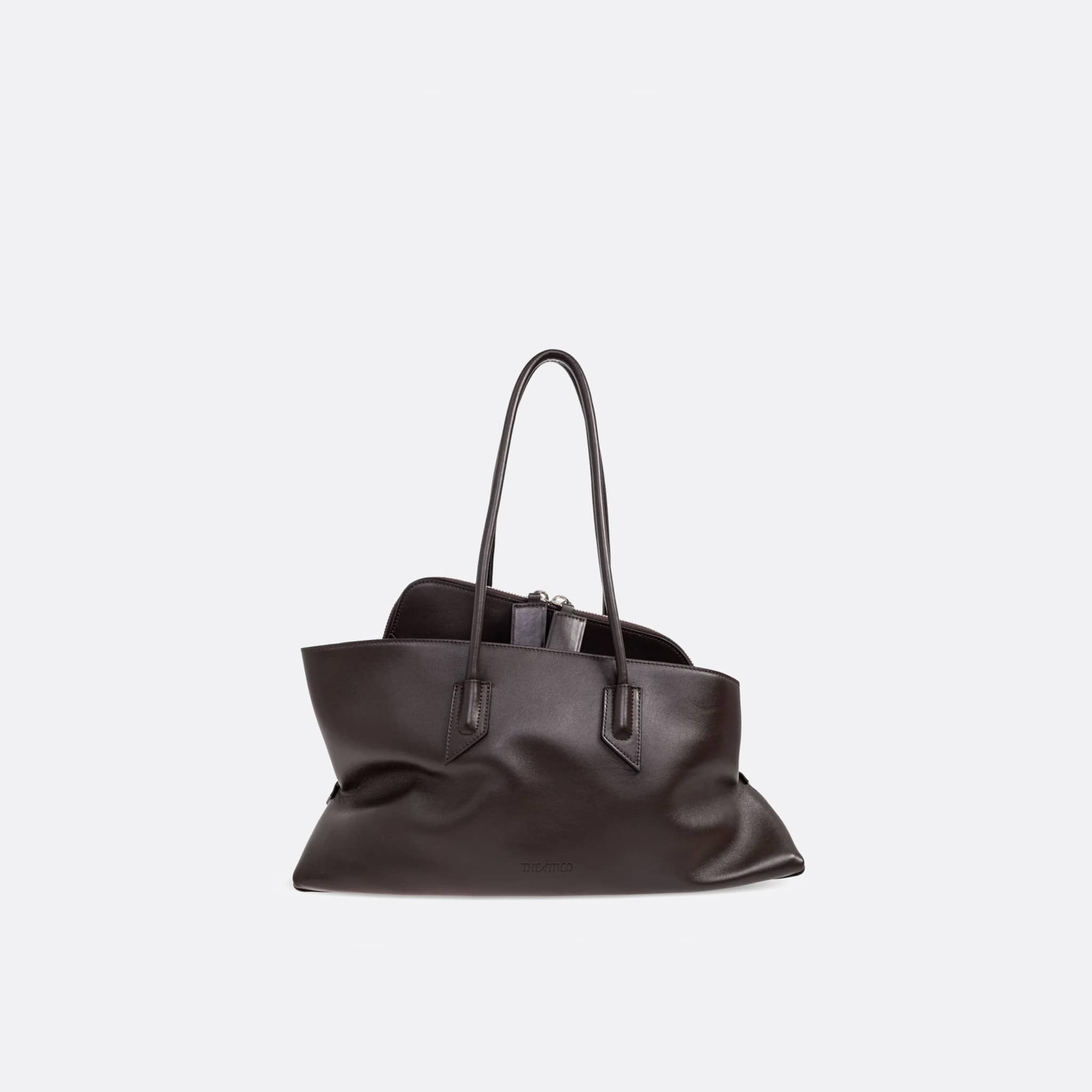 La Passeggiata Medium Leather Shoulder Bag from The Attico