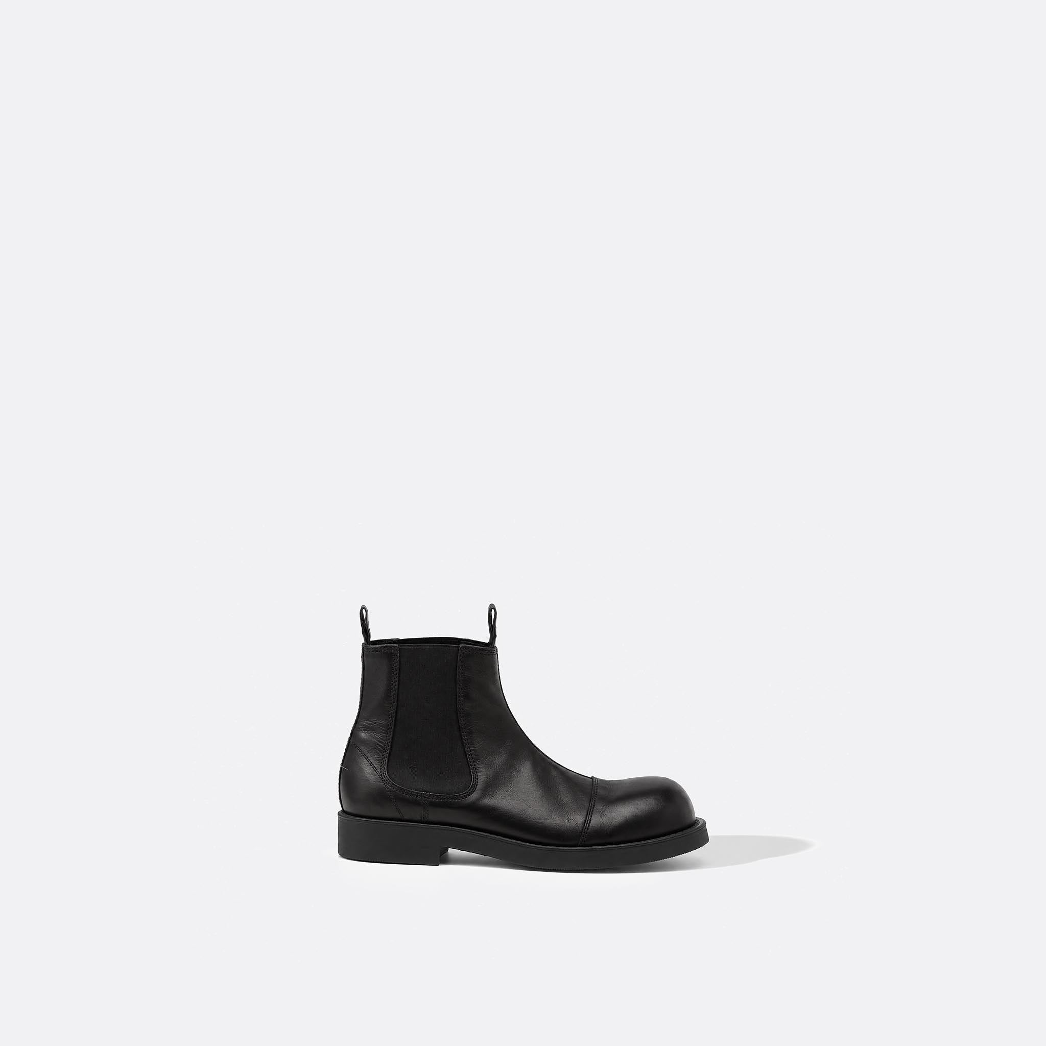 Leather Biker Chelsea Boots from MM6 Maison Margiela