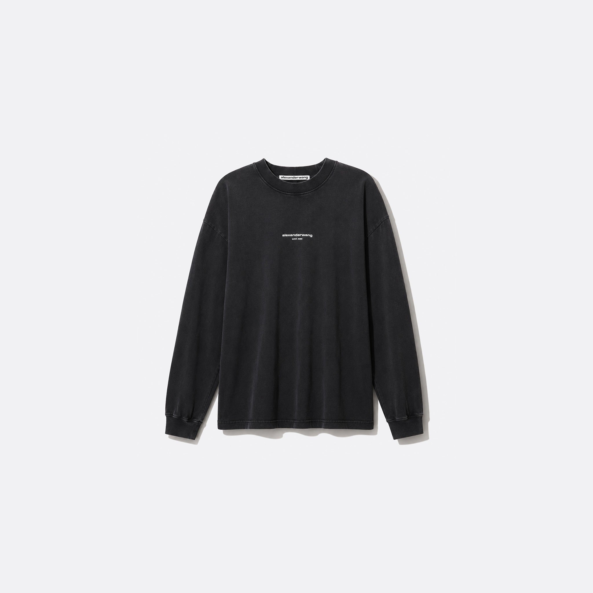 Logo Print Long Sleeve Tee from Alexander Wang