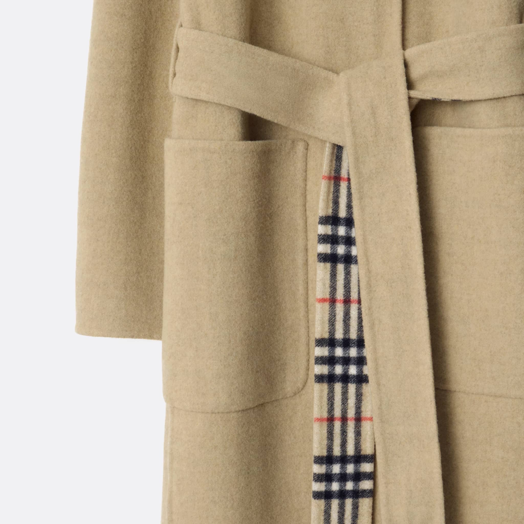 The Reversible Wool Wrap Coat from Burberry