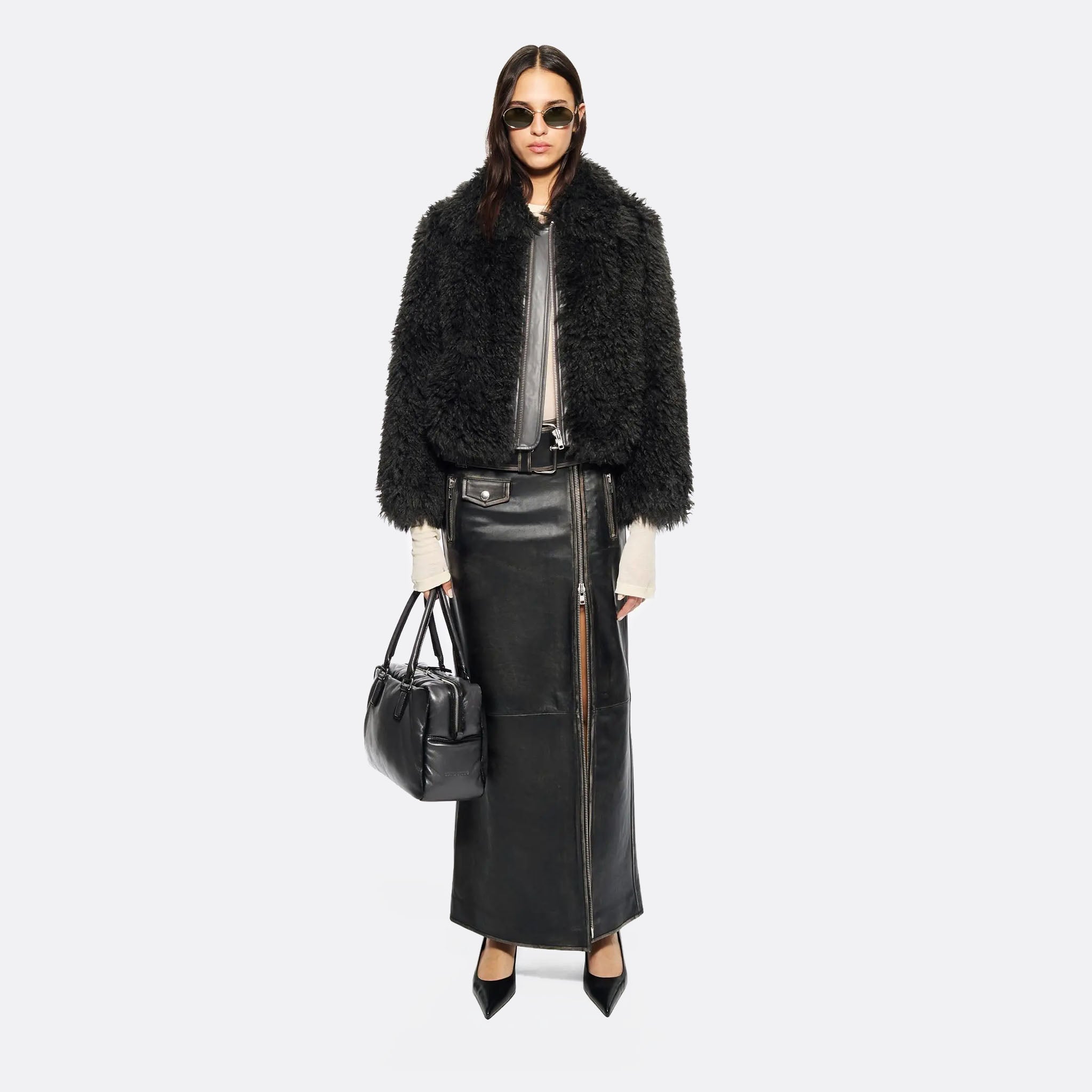 STAND STUDIO Zaylee Jacket in Black