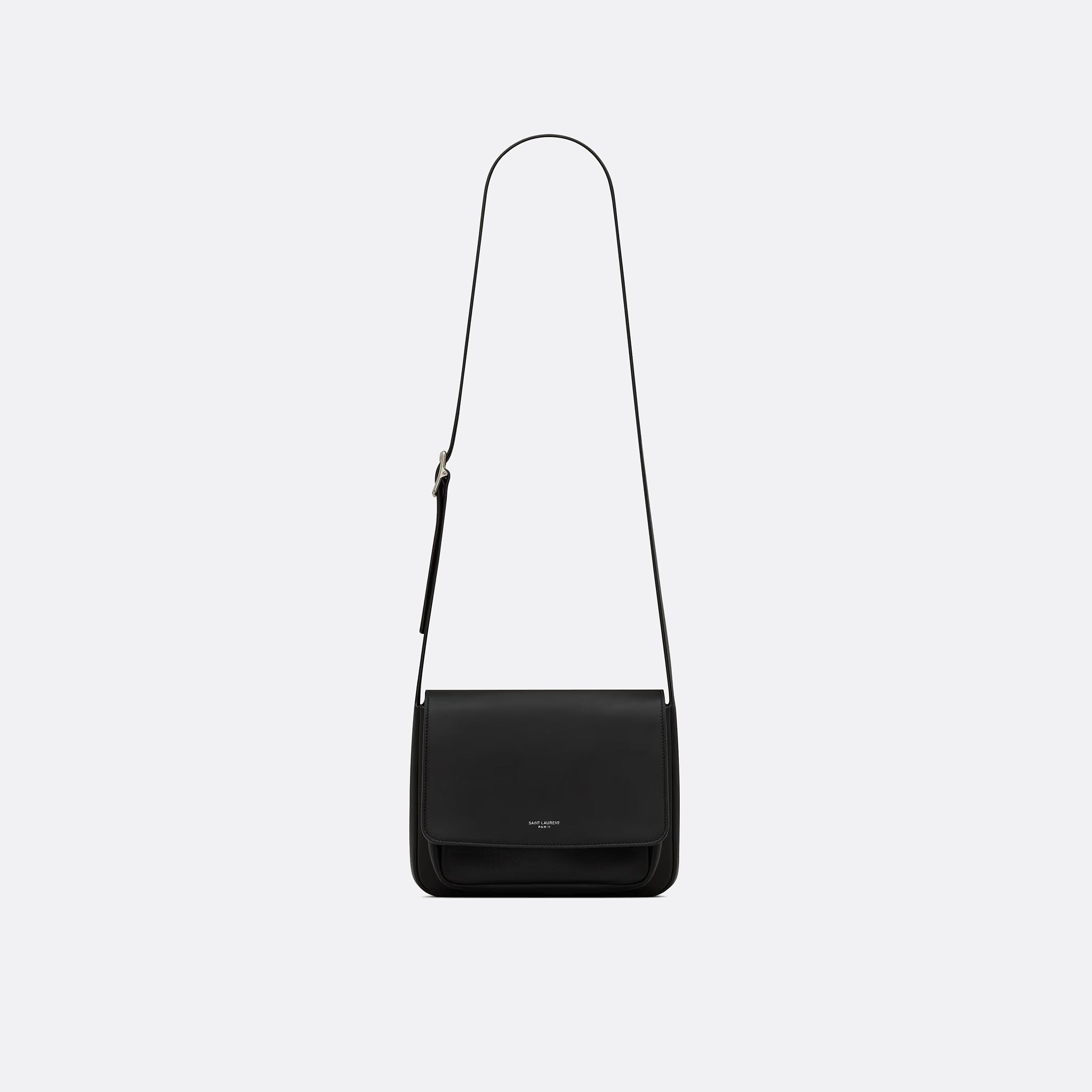 The Small Satchel Shoulder Bag in Black from Saint Laurent