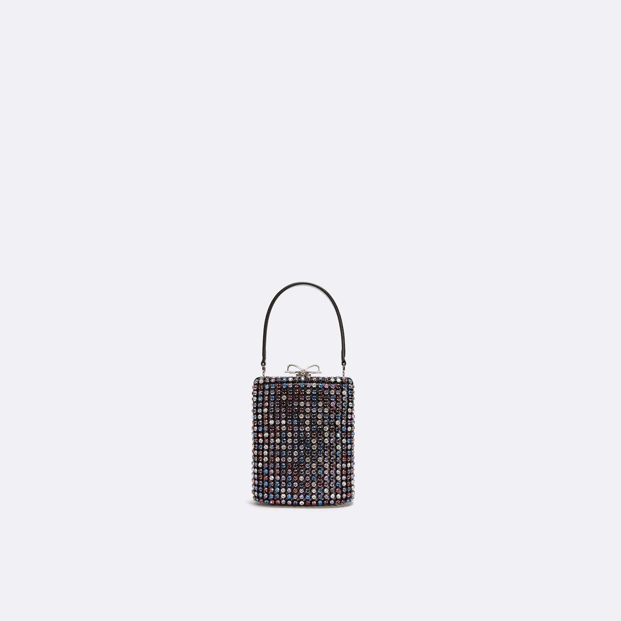 Multi Crystal Chainmail Mini Handbag from Self-Portrait