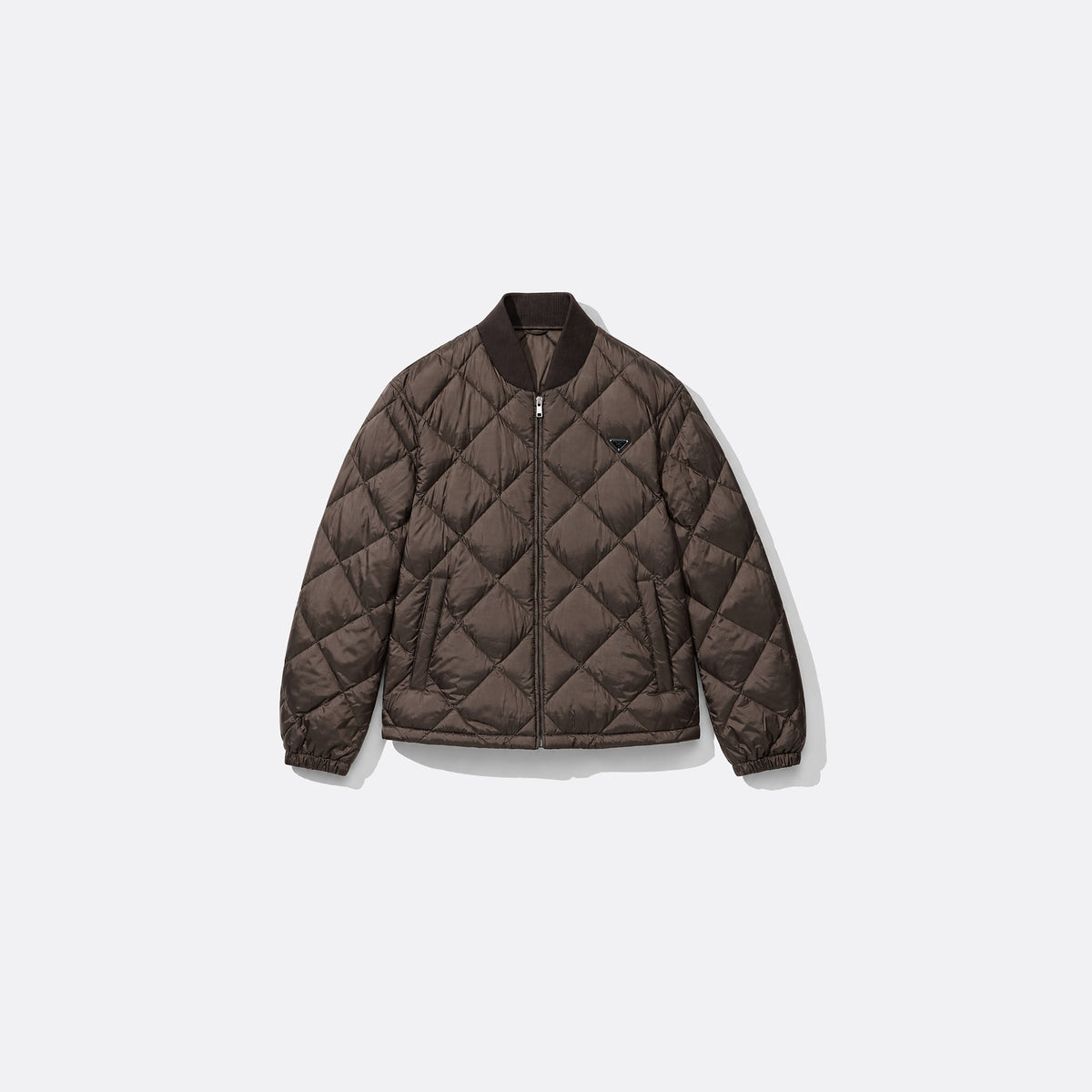 Short Technical Fabric Down Jacket from Prada