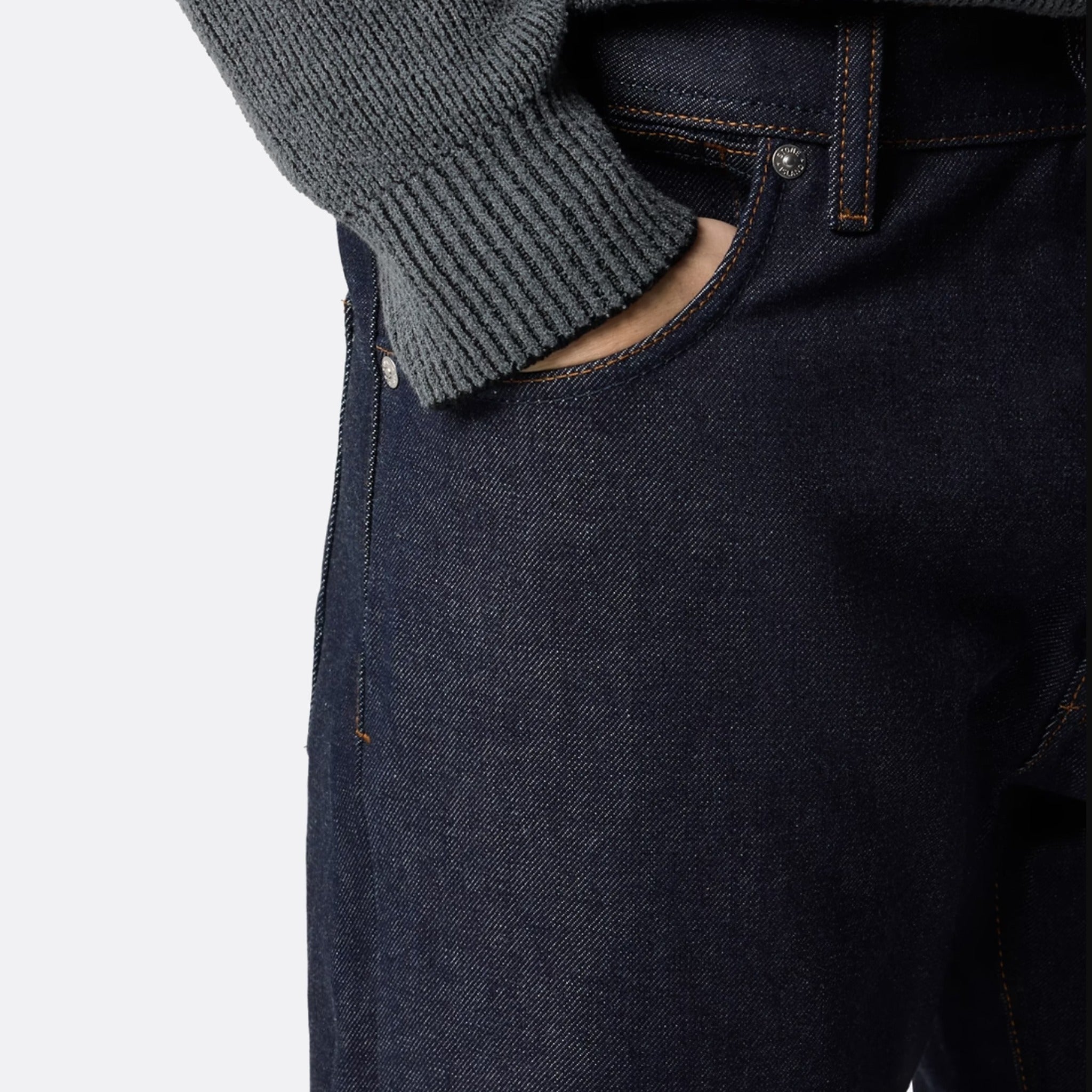 J100005 Indigo Denim Raw Jeans from Stone Island