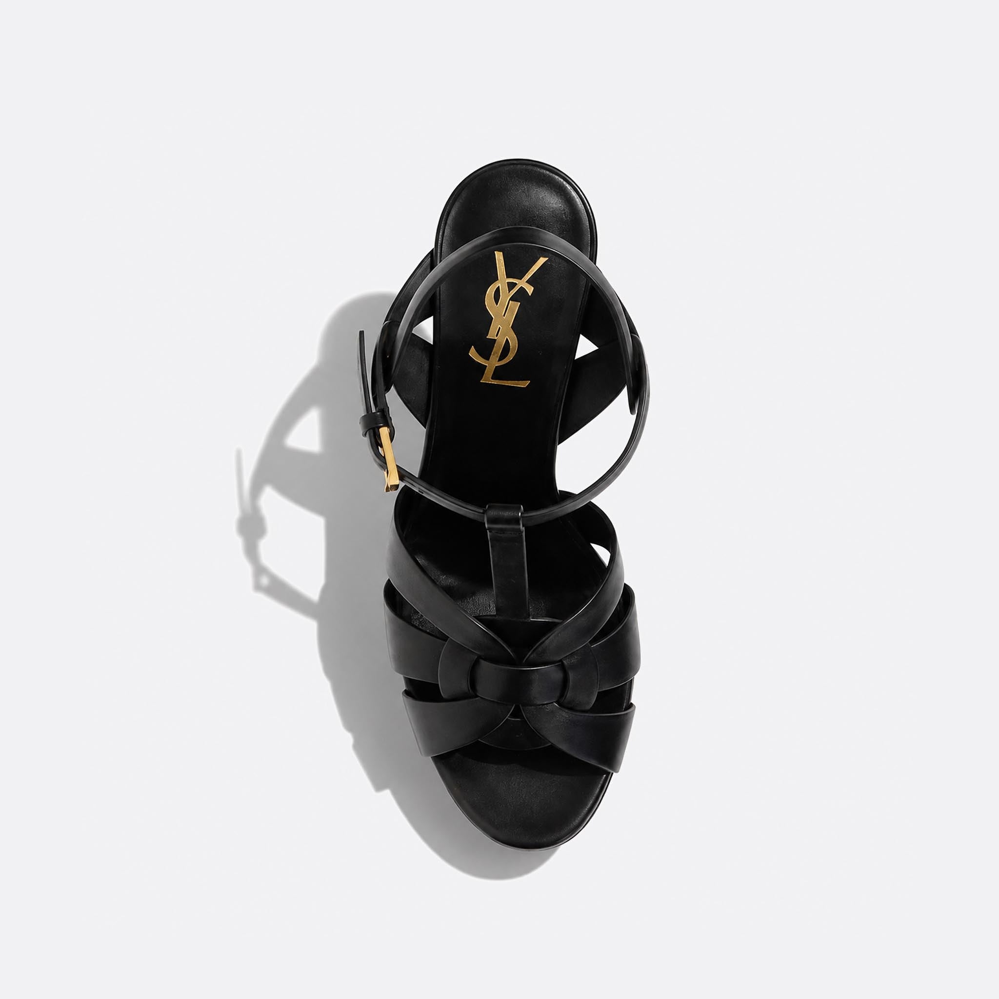 Tribute Platform Sandals from Saint Laurent
