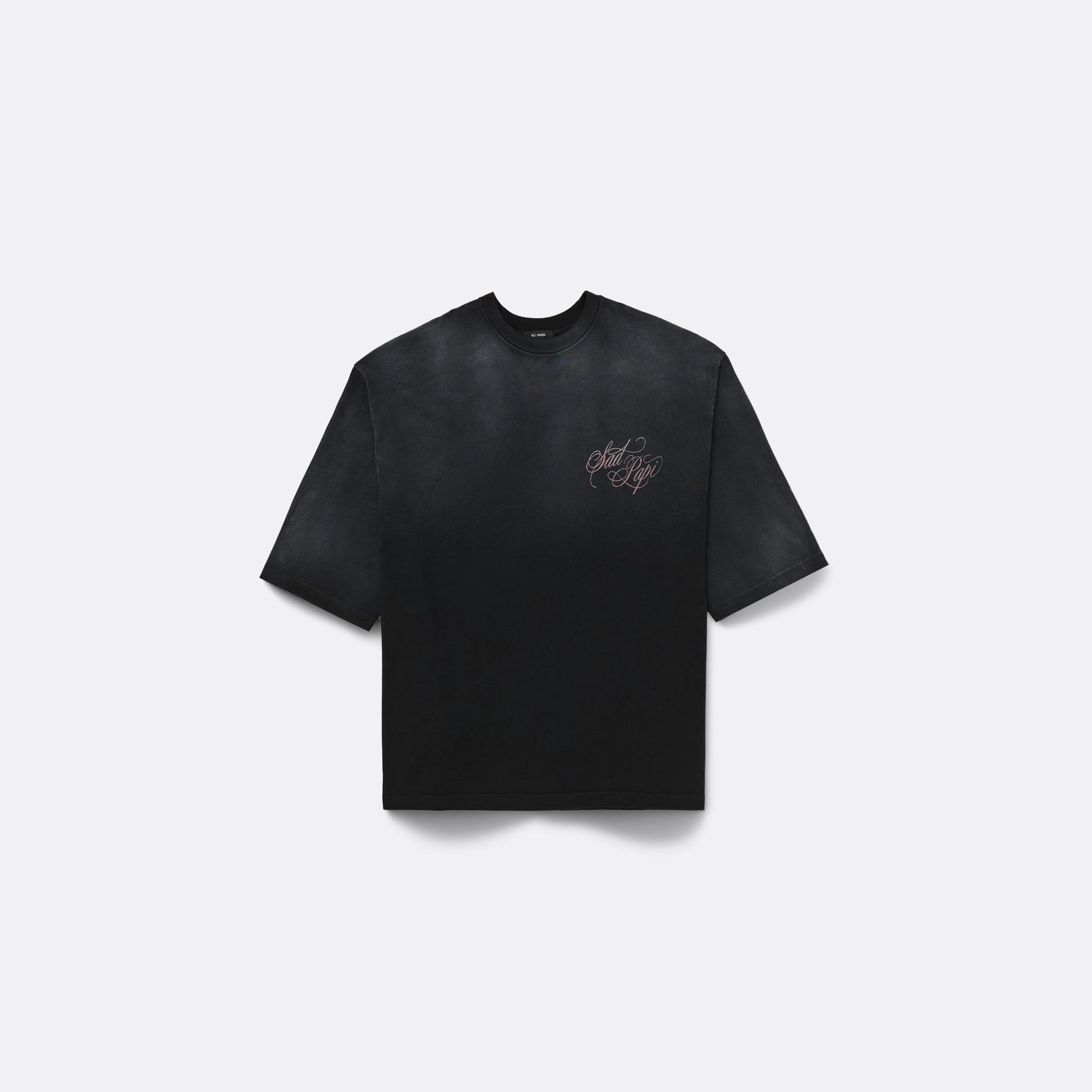 Willy Chavarria Sad Papi Buffalo Tee in Black