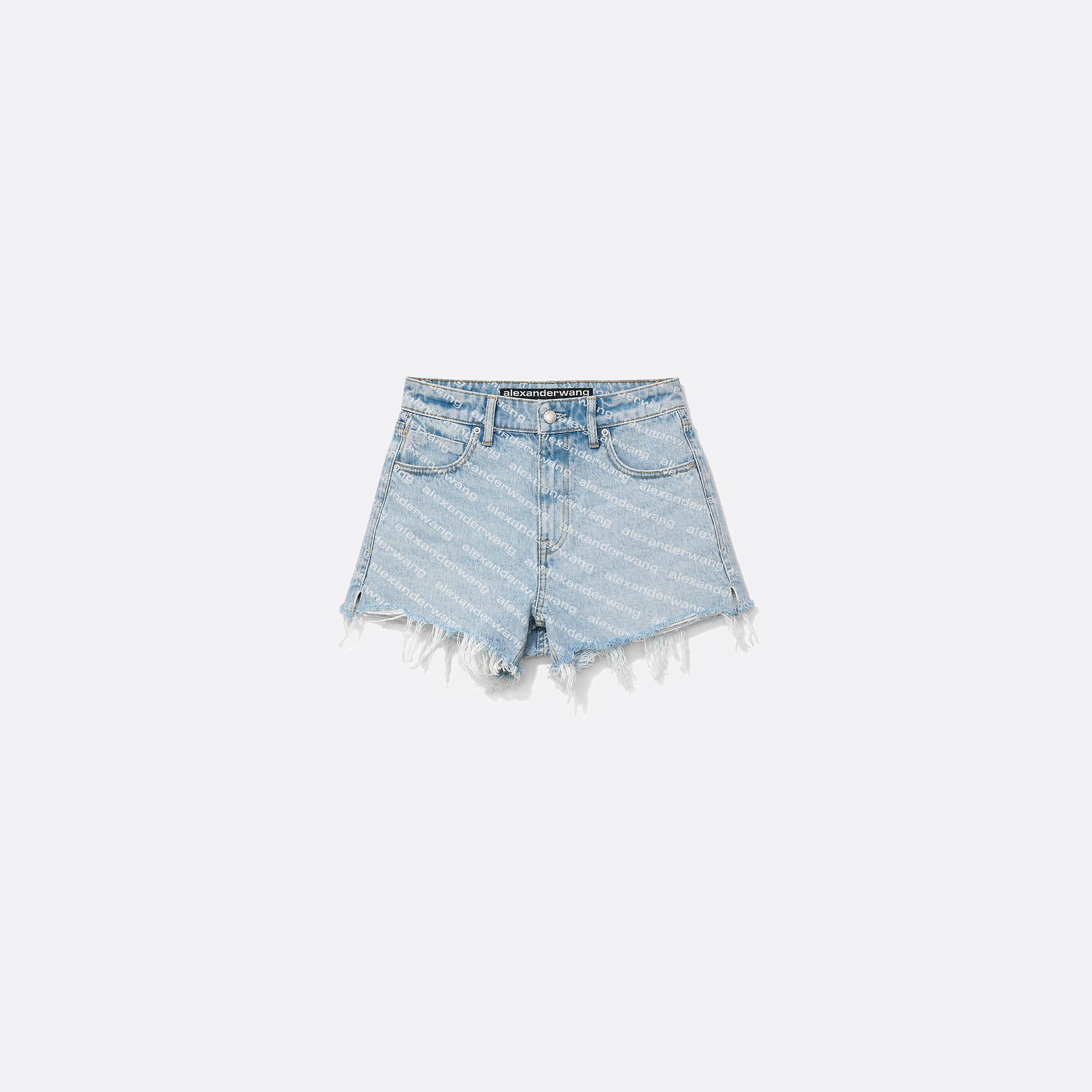 Bite Logo Denim Shorts from Alexander Wang