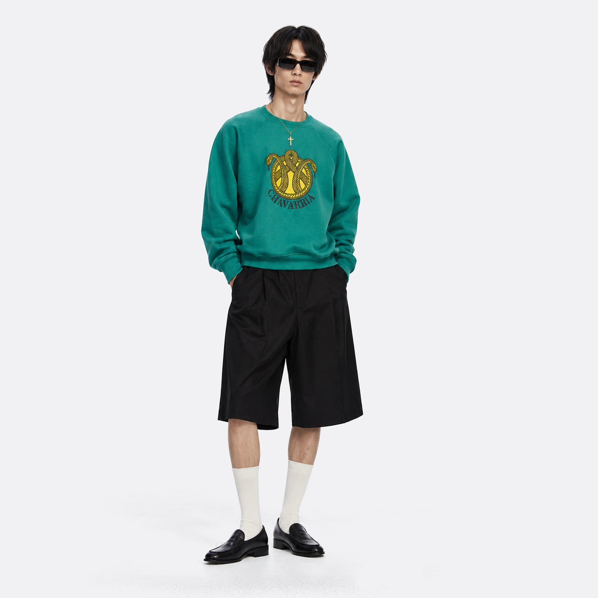Chavarria Snake Crest Raglan from Willy Chavarria