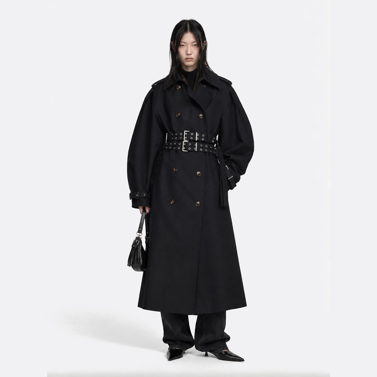 Double Cotton Trench Coat from GANNI
