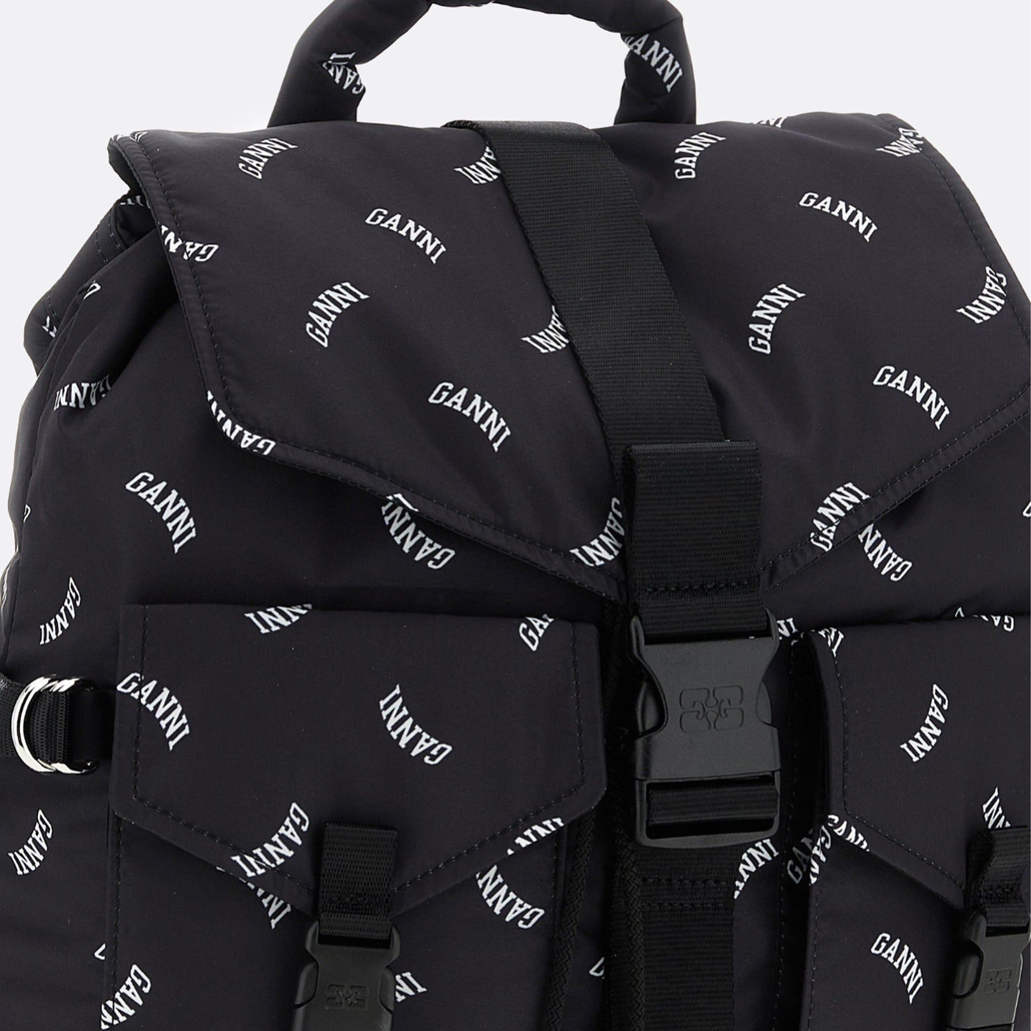 Re-Tech Logo Backpack from GANNI