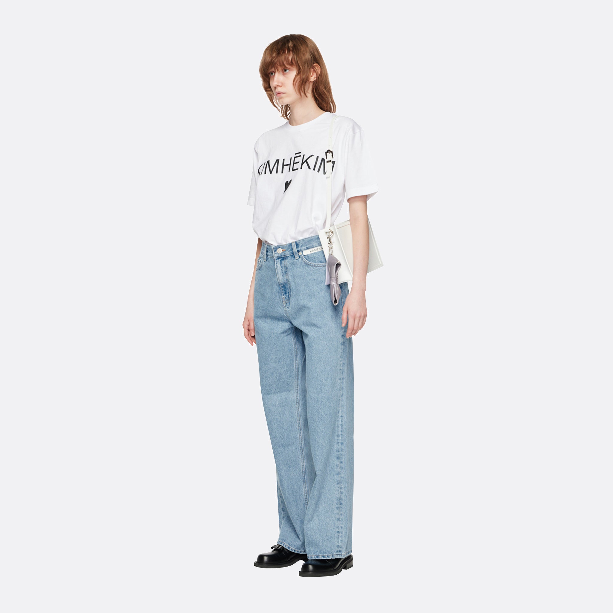 Kimhekim Heart T-Shirt in White