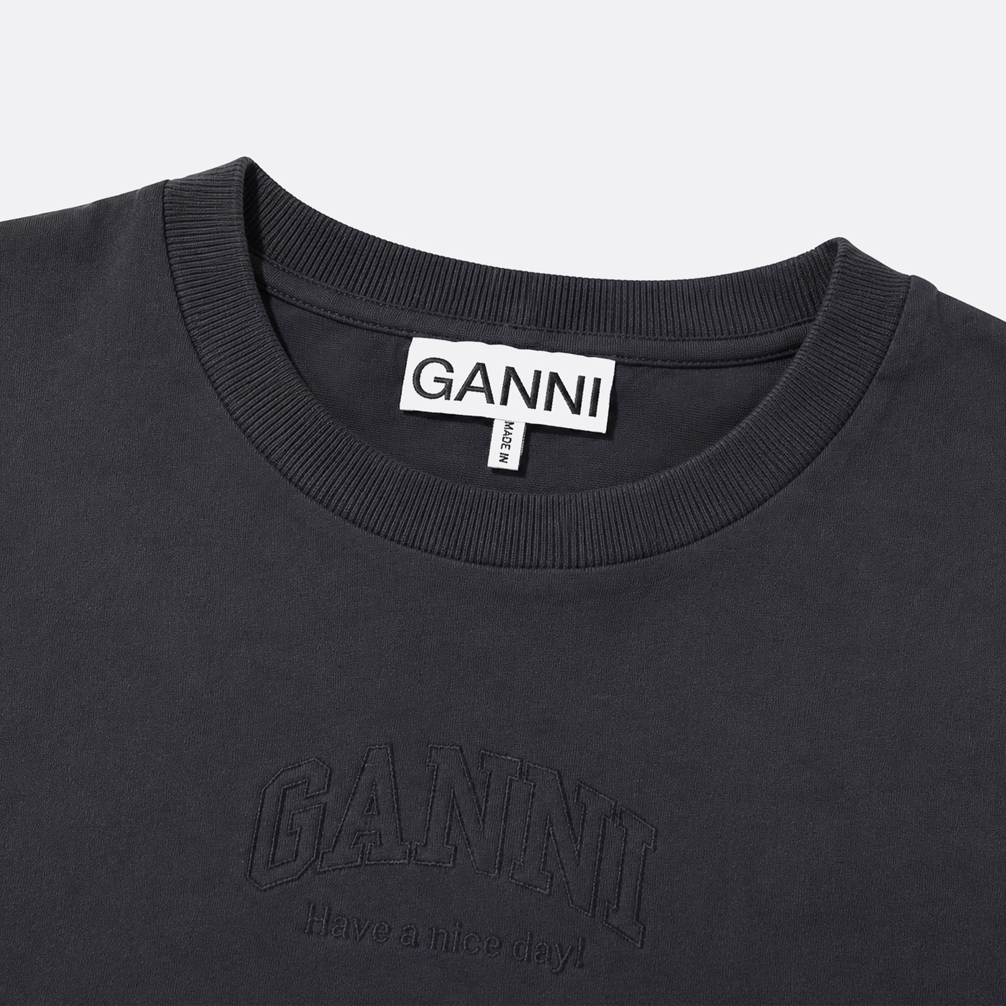 Logo Crewneck T-Shirt from GANNI
