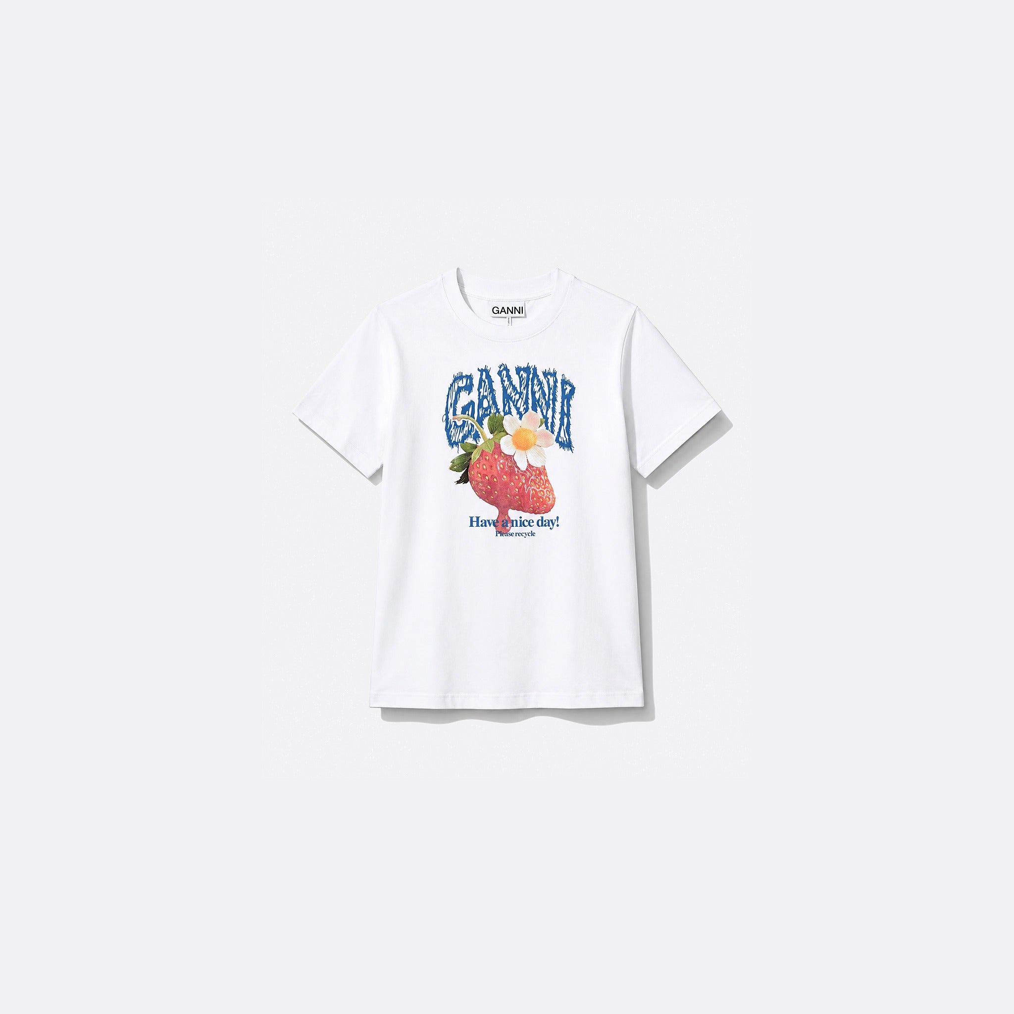 Strawberry Cotton T-Shirt from GANNI