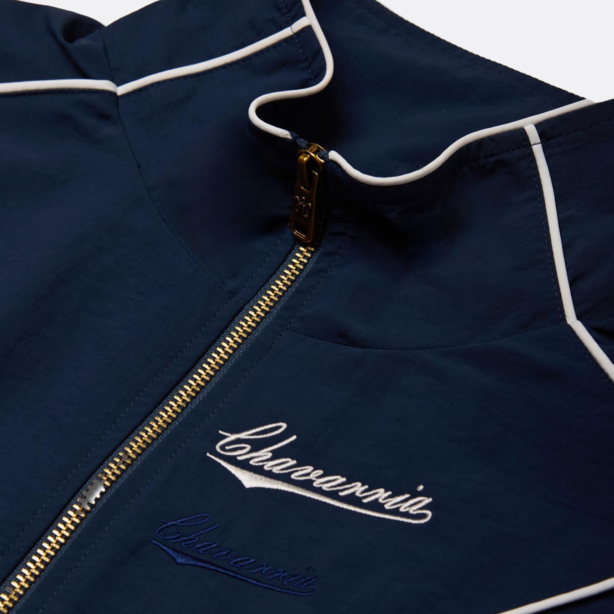 WILLY CHAVARRIA Bad Boy Track Jacket in Prussian Blue