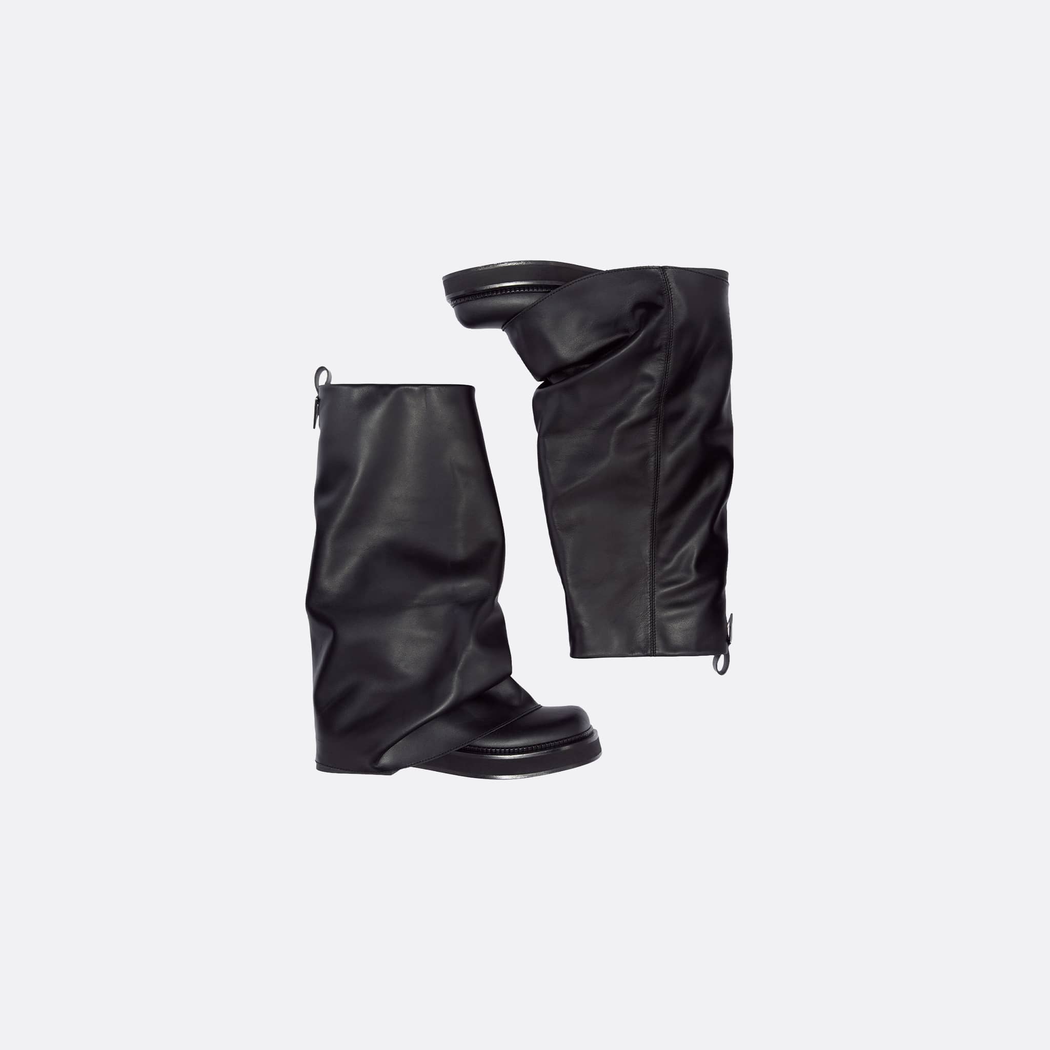 Black Robin combat boot from The Attico