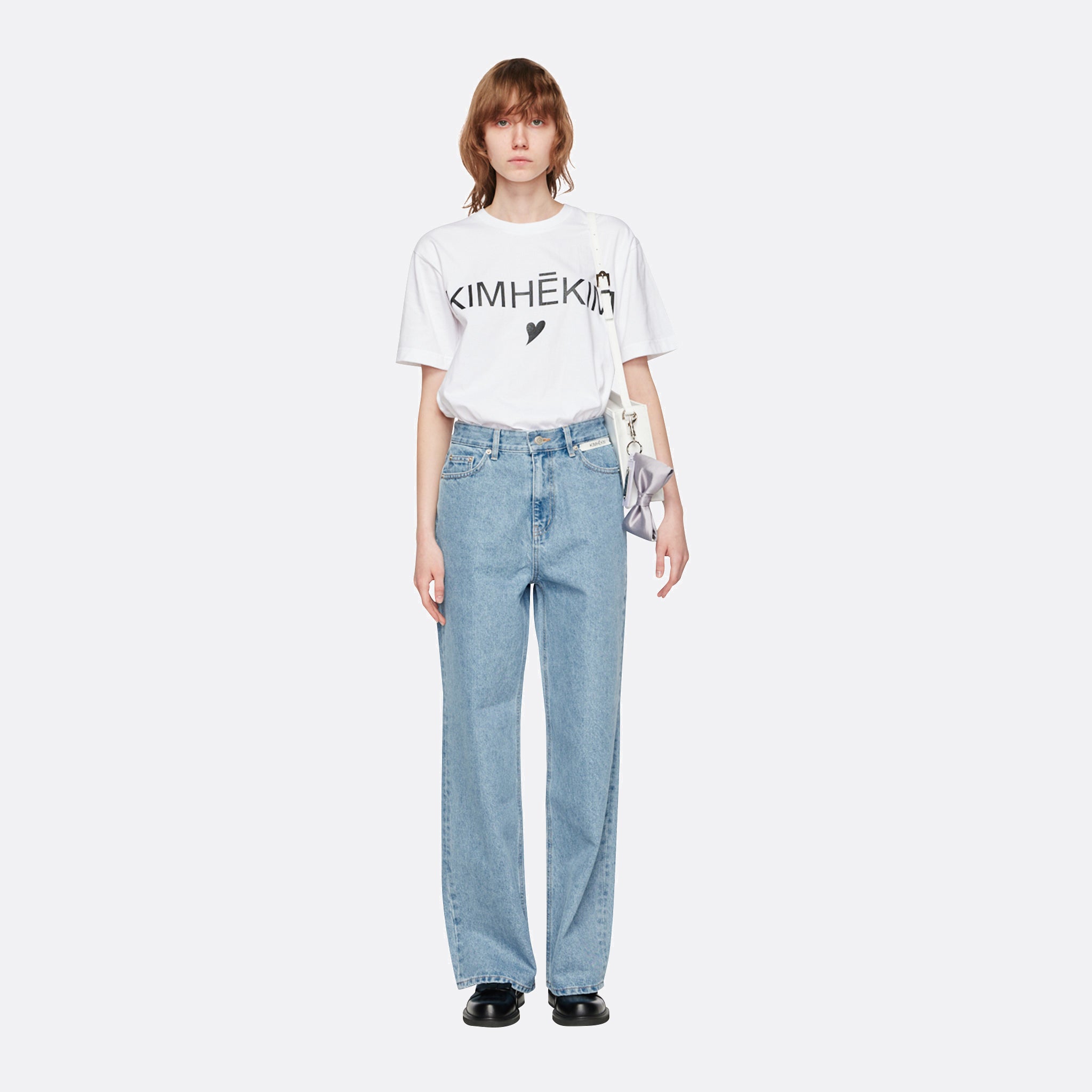 Kimhekim Heart T-Shirt in White