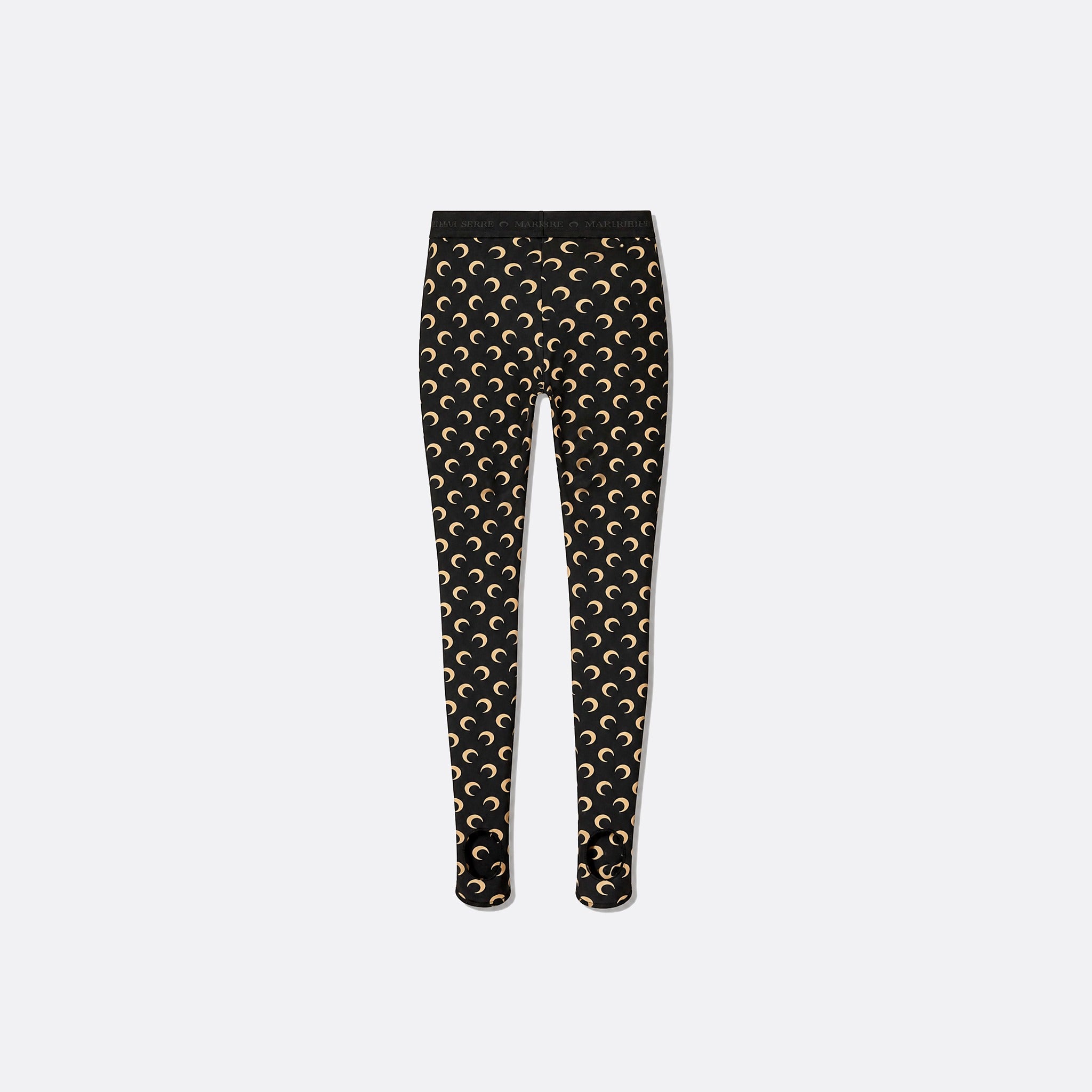 Recycled Moon Jersey Stirrup Leggings from Marine Serre