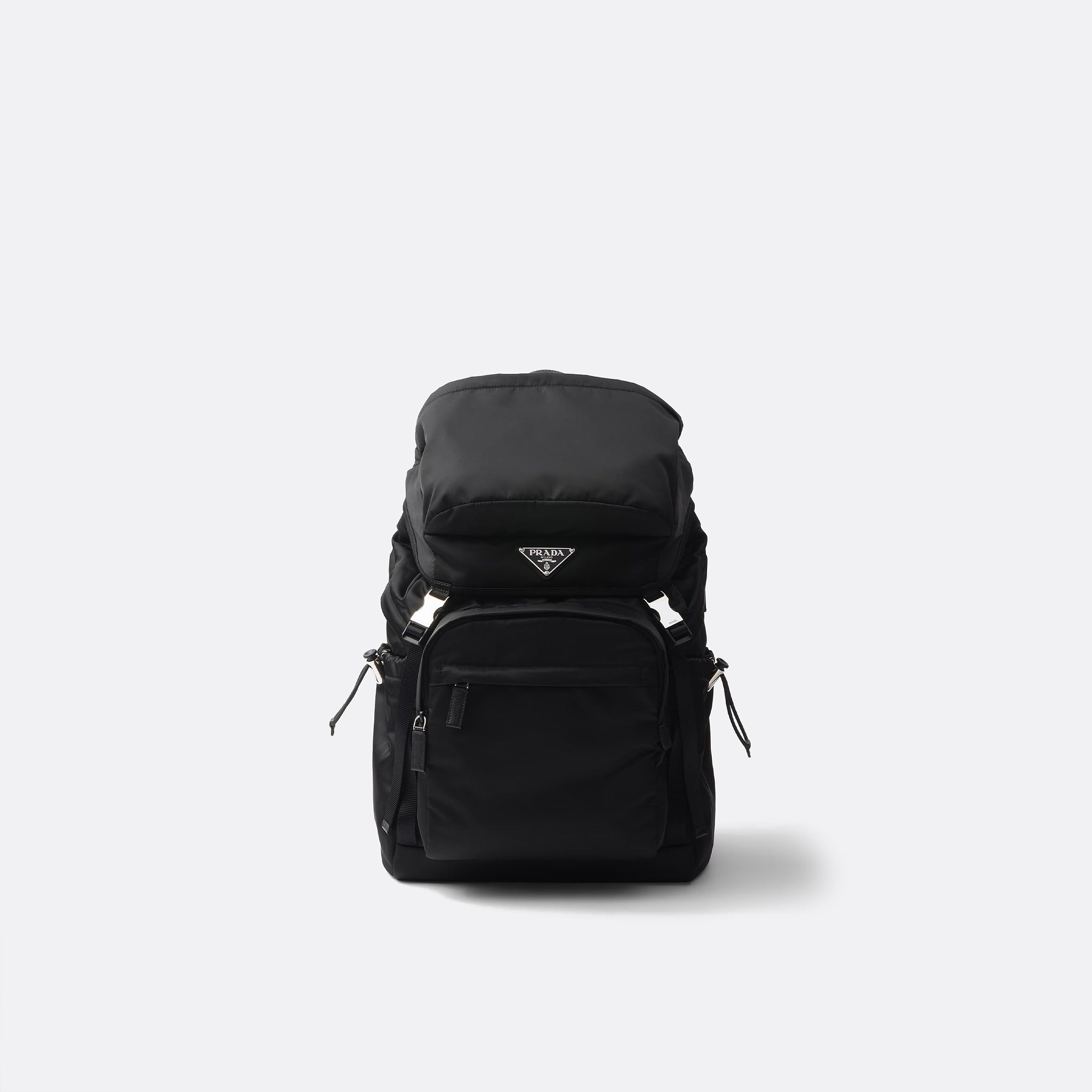 Re-Nylon and Saffiano Leather Backpack from Prada