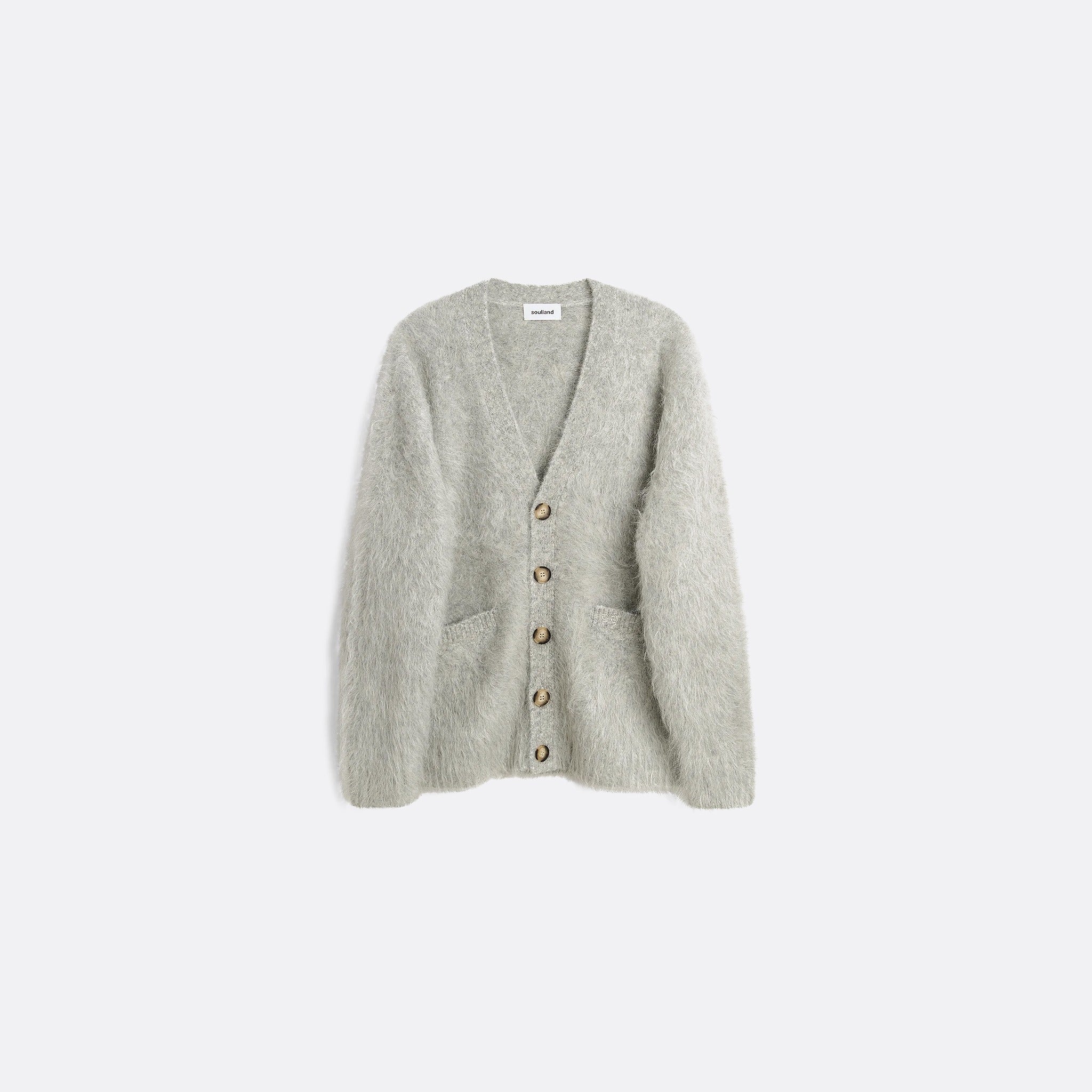 The Bob Cardigan from Soulland in Grey