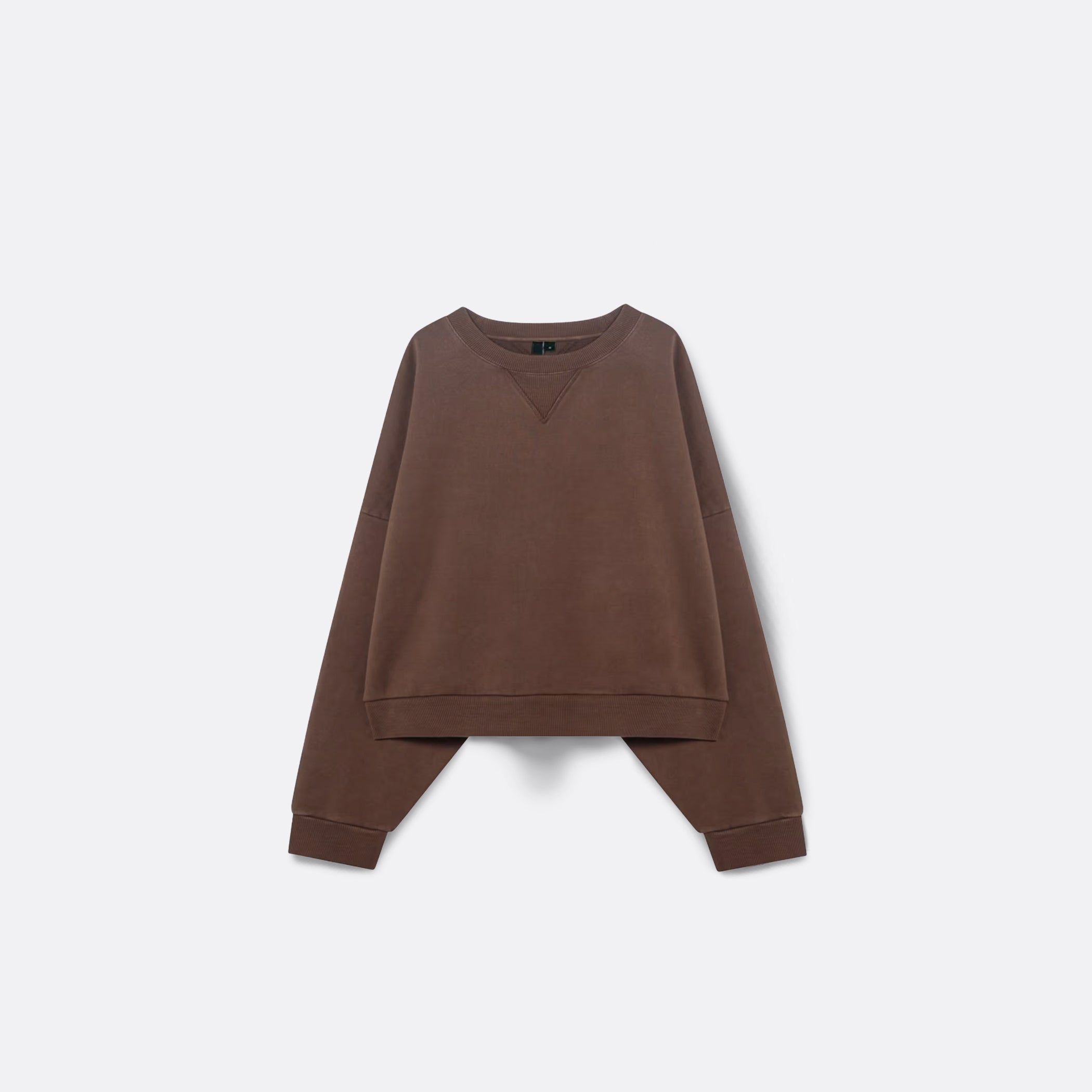 Entire Studios Box Crew Sweatshirt in Brunette